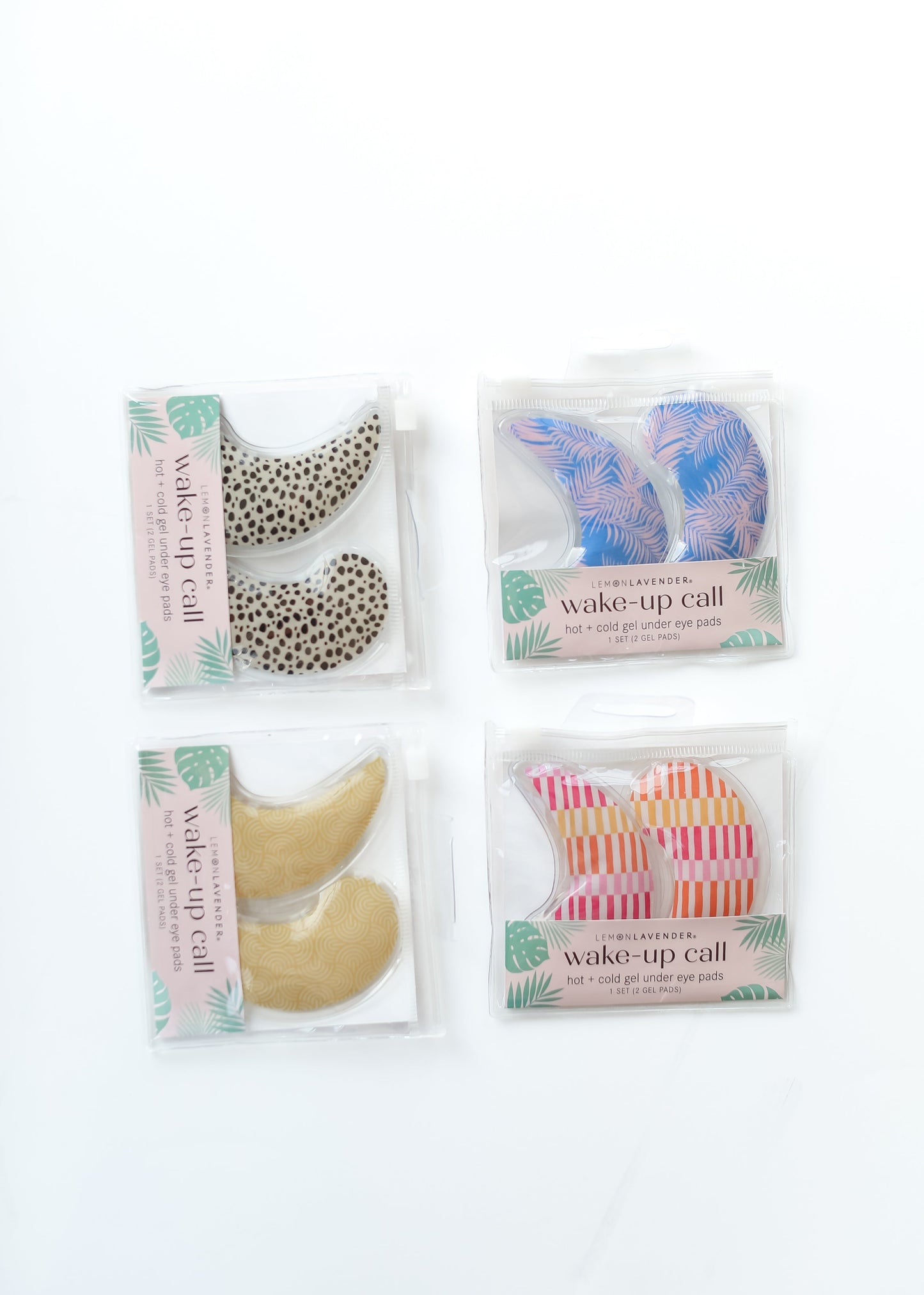 Sunset Stripe Reusable Under Eye Gel Pads