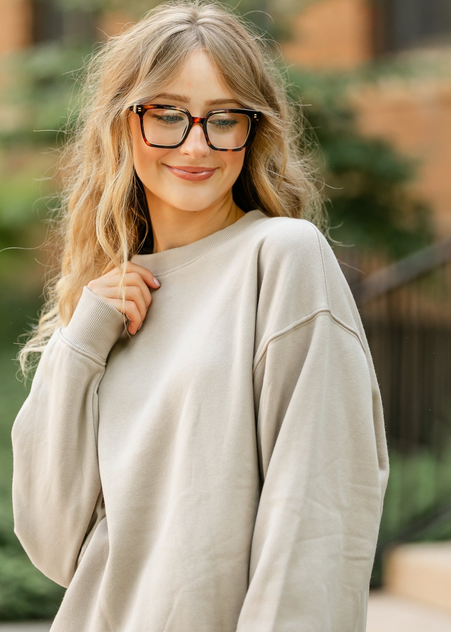 Ash Mocha Crewneck Sweatshirt - FINAL SALE