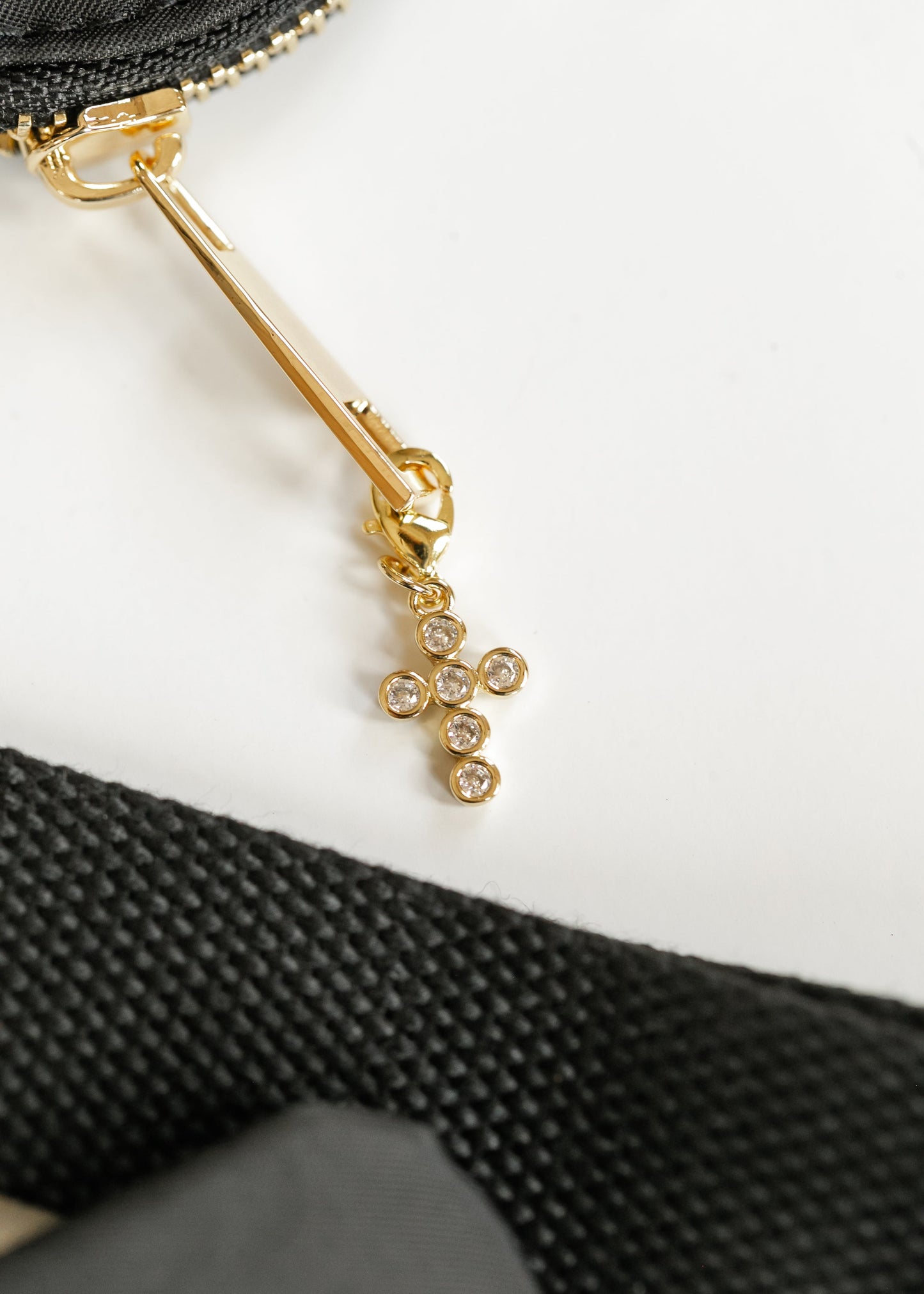 Bag Charm Gold Cross