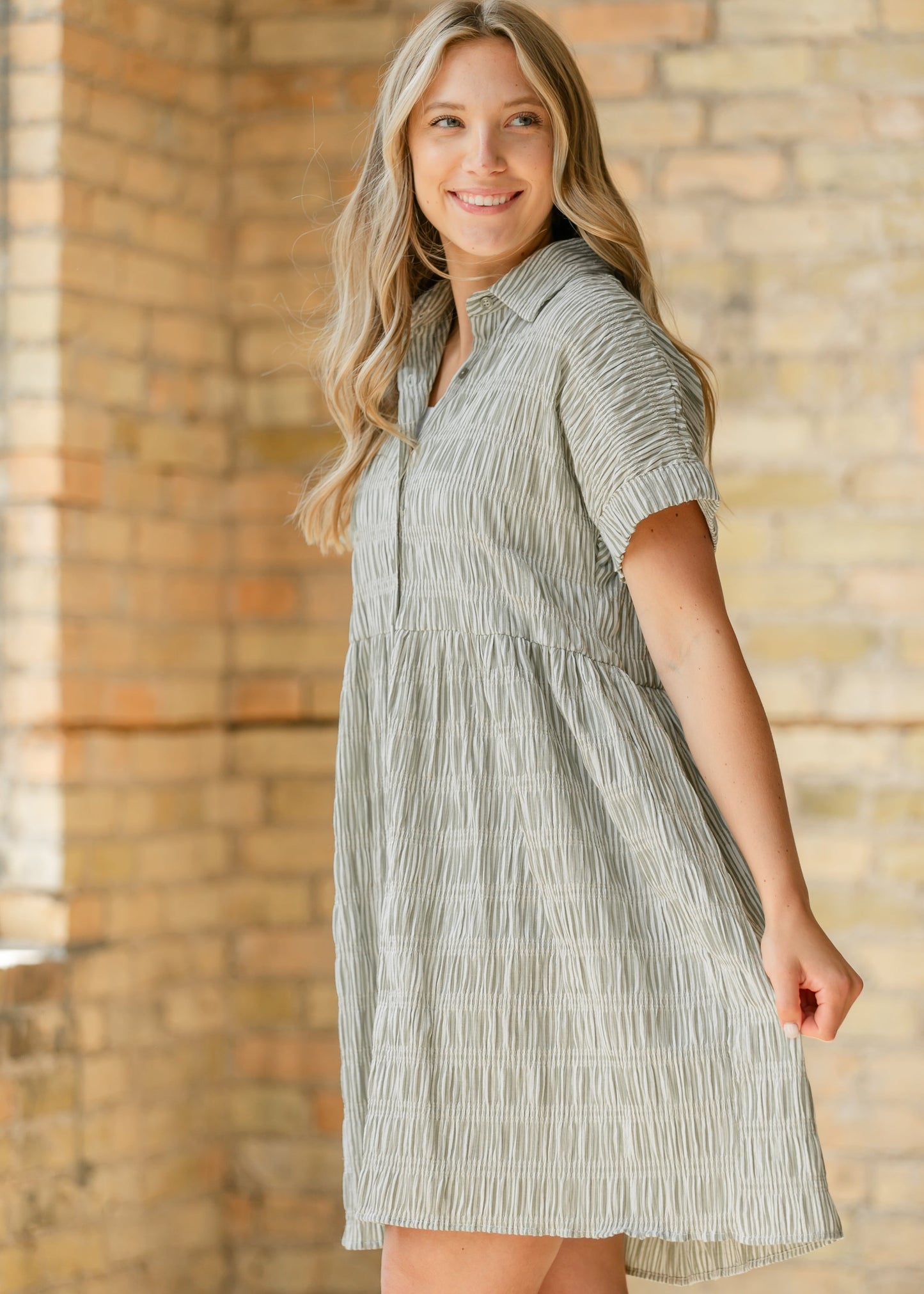 Blanche Button Up Dress - FINAL SALE