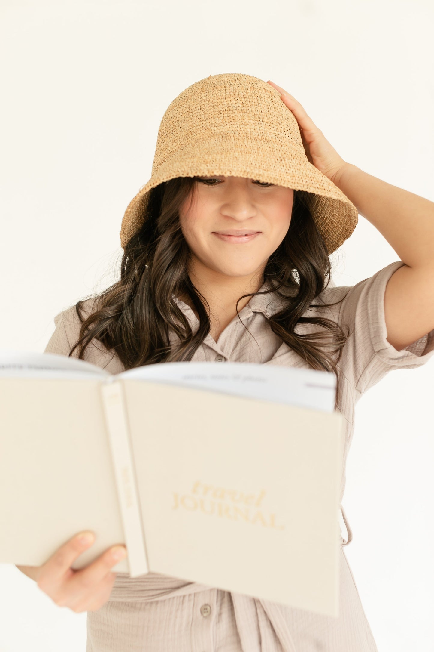 Braided Raffia Straw Bucket Hat - FINAL SALE