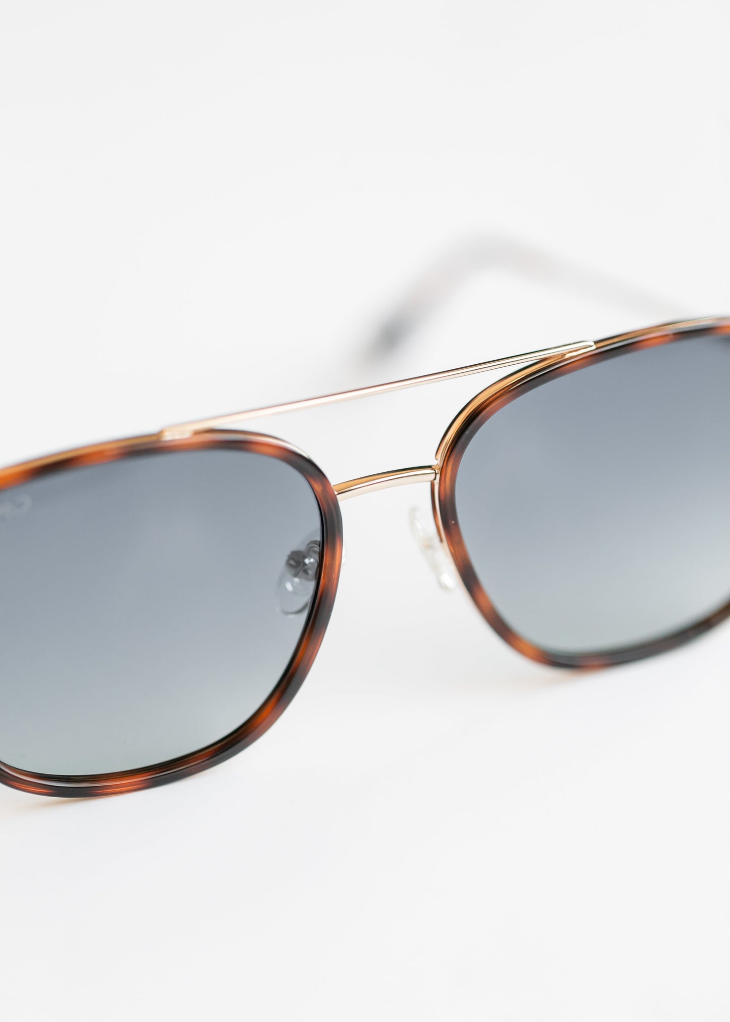 Brown Tortoise Square Frame Polarized Sunglasses