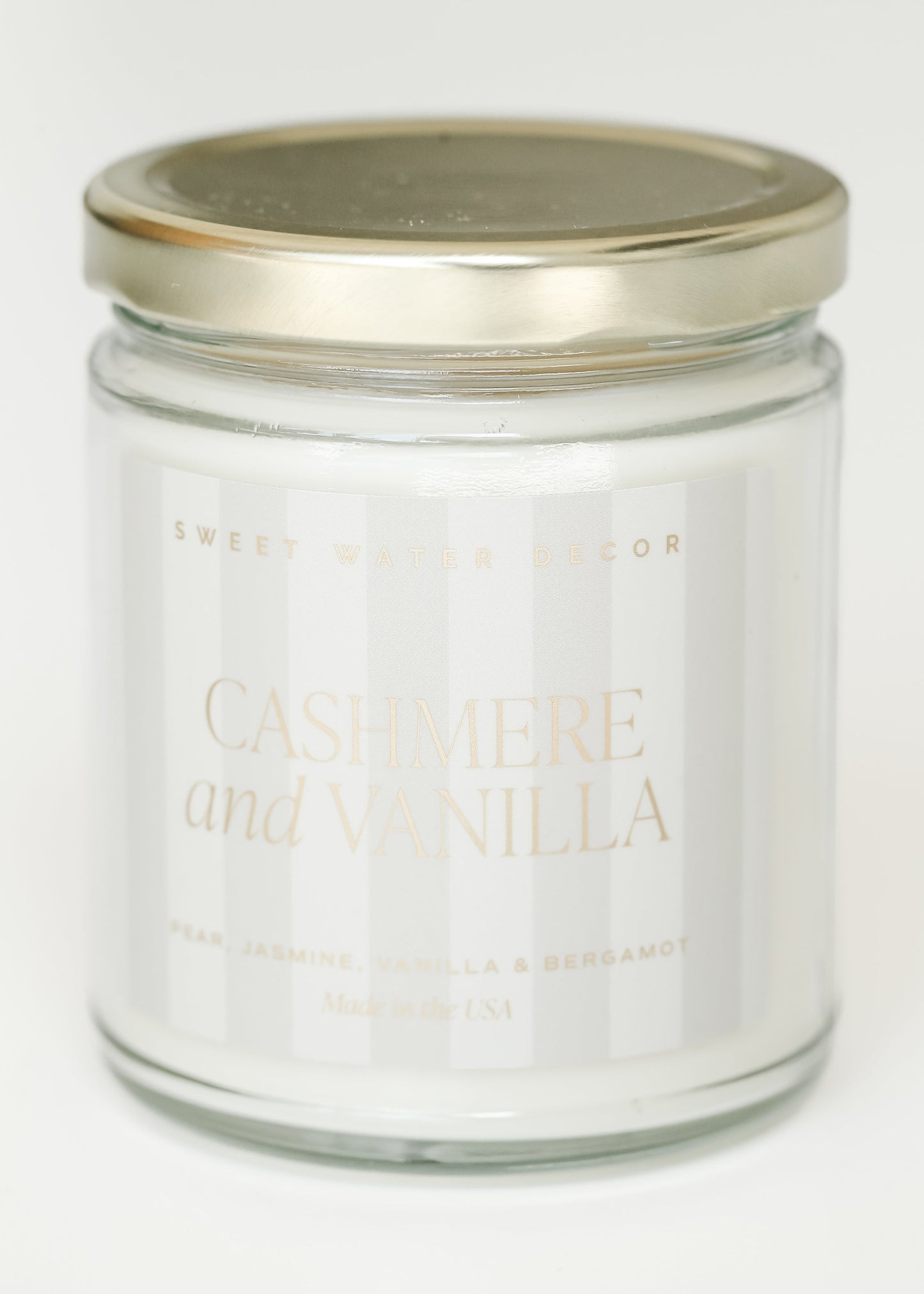 Cashmere and Vanilla 9 oz Soy Candle