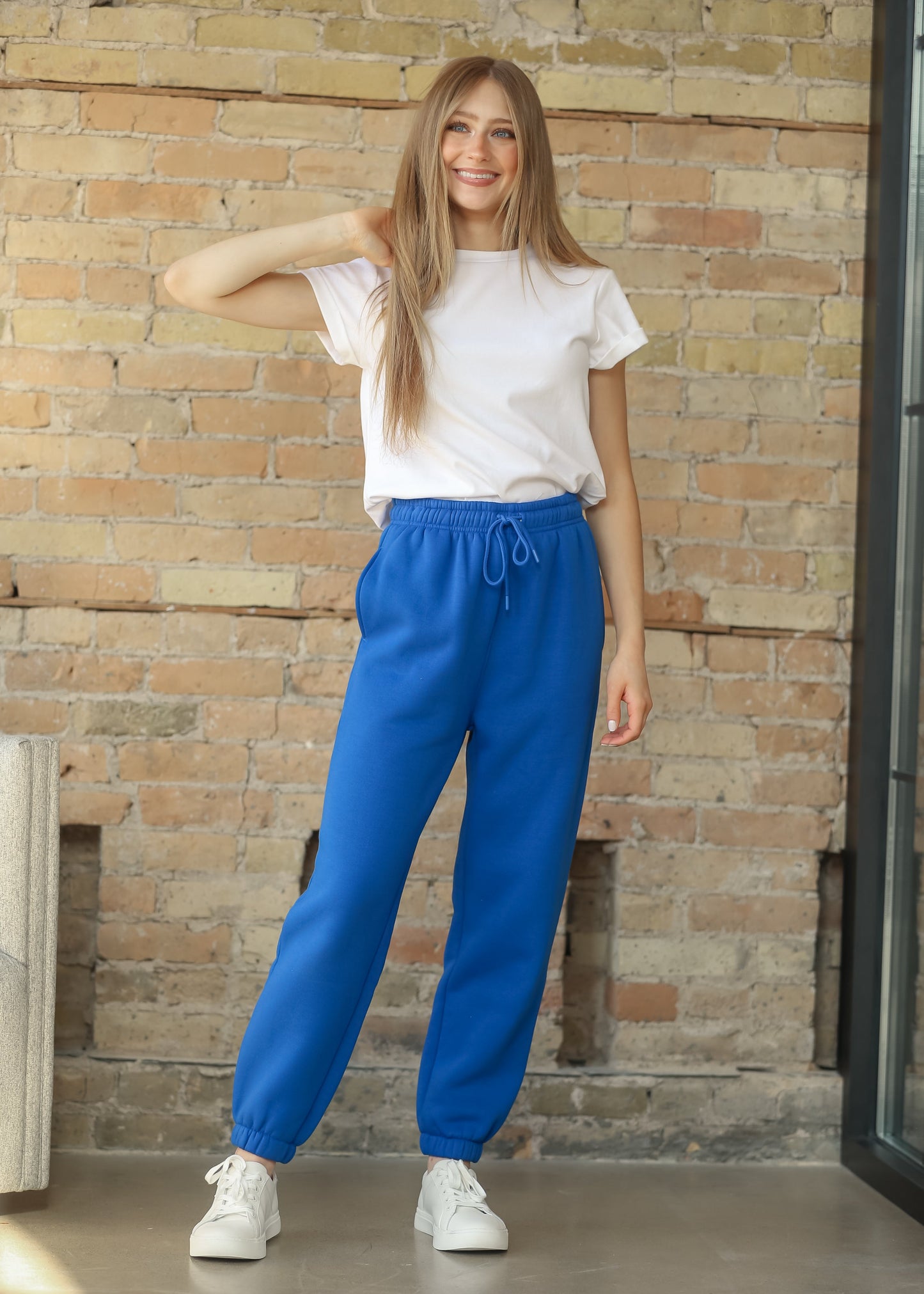 Fleece Billow Deep Indigo Pants