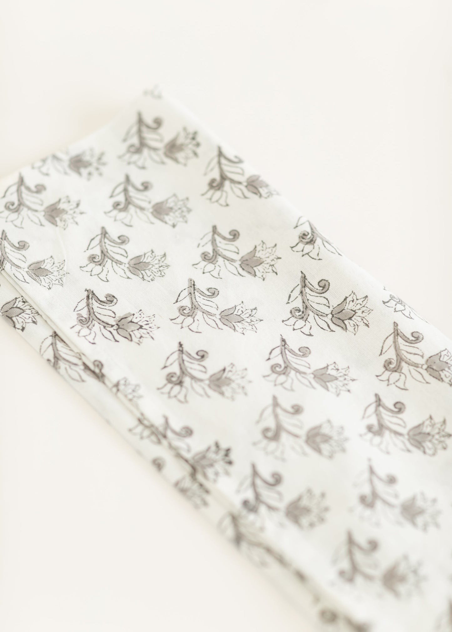 Floret Block Print Dishtowel - FINAL SALE