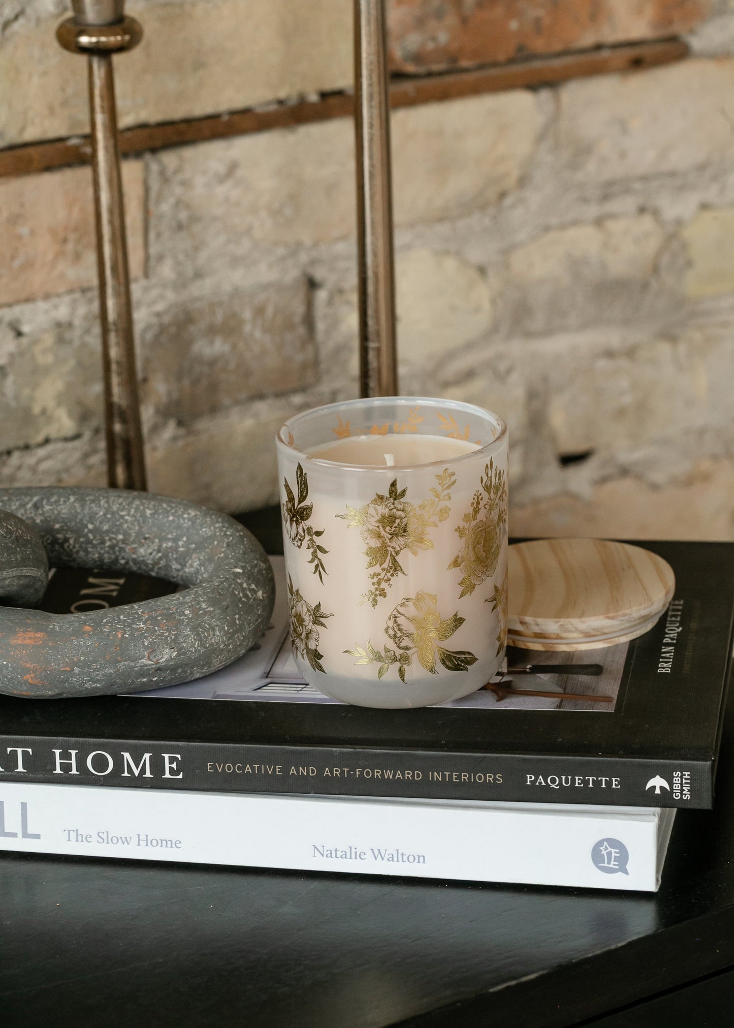Gold Delft 12oz Candle