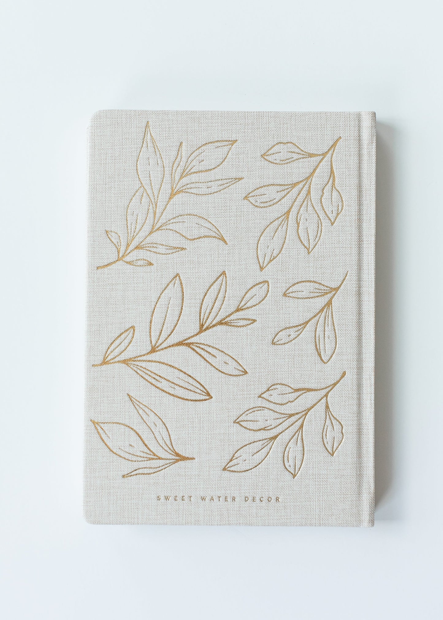 Gold Leaves Notes Journal
