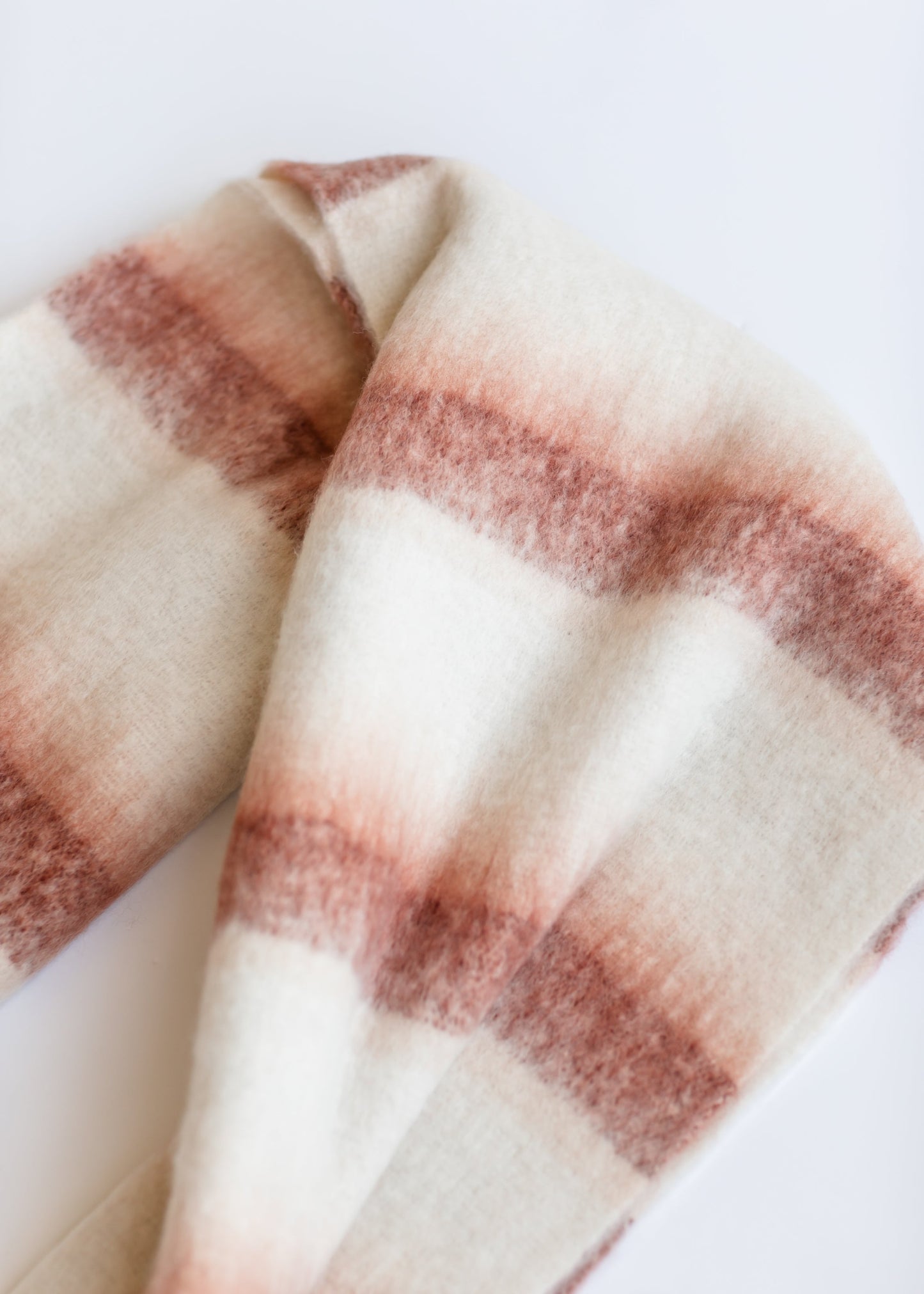 Ivory Striped Chunky Scarf - FINAL SALE