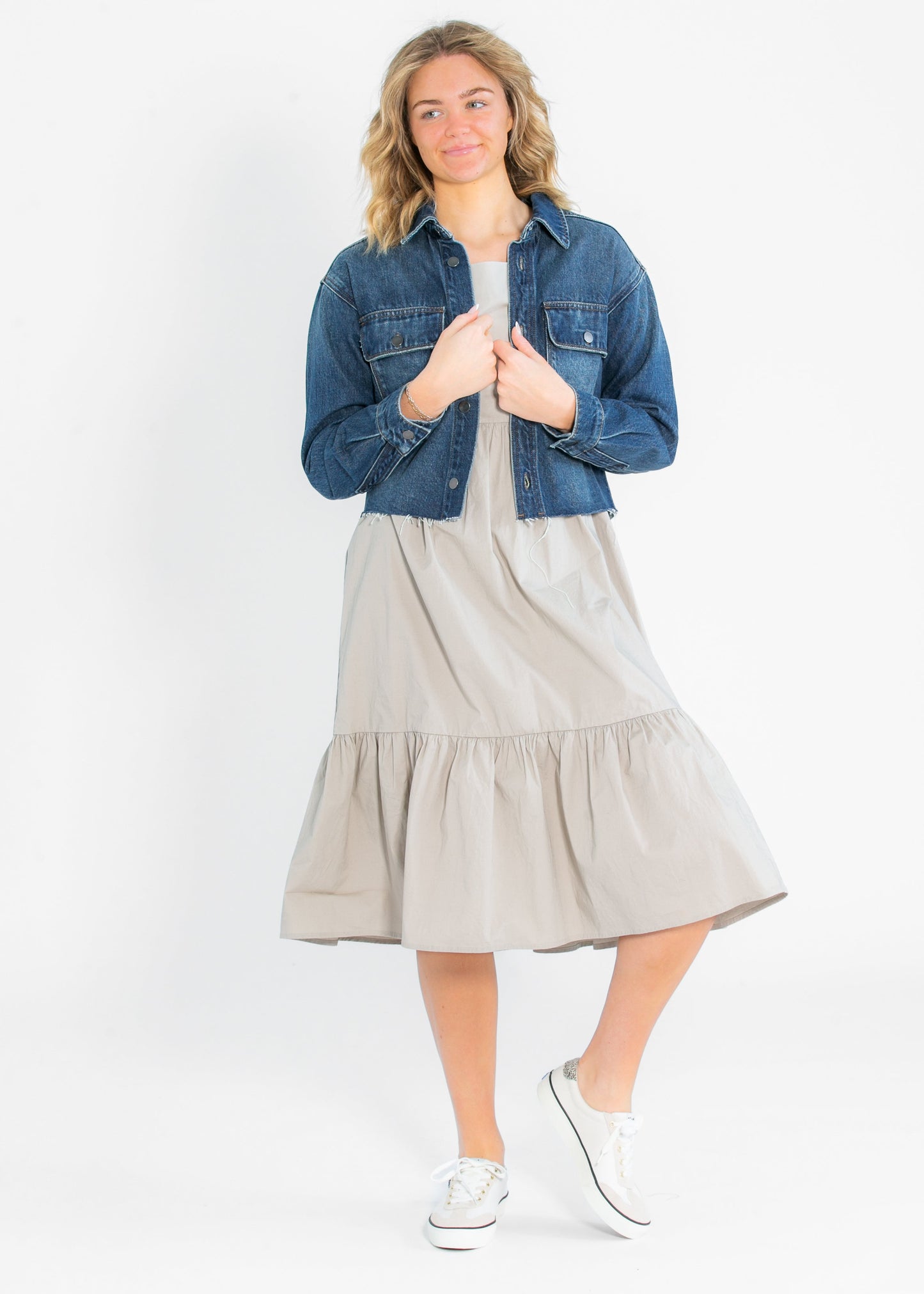 Kut from the Kloth® Lana Raw Hem Denim Jacket - FINAL SALE