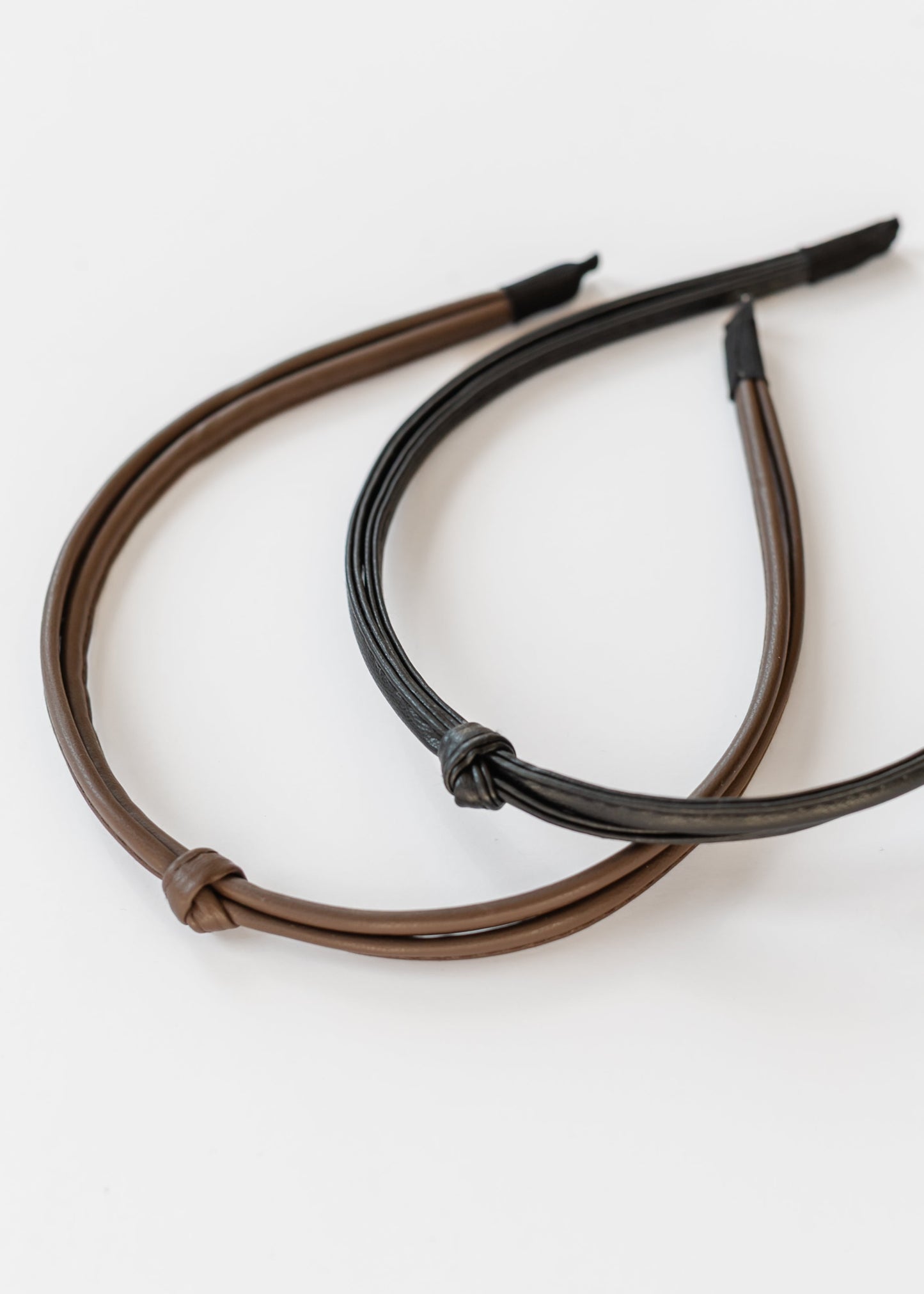 Leather Knot Headband