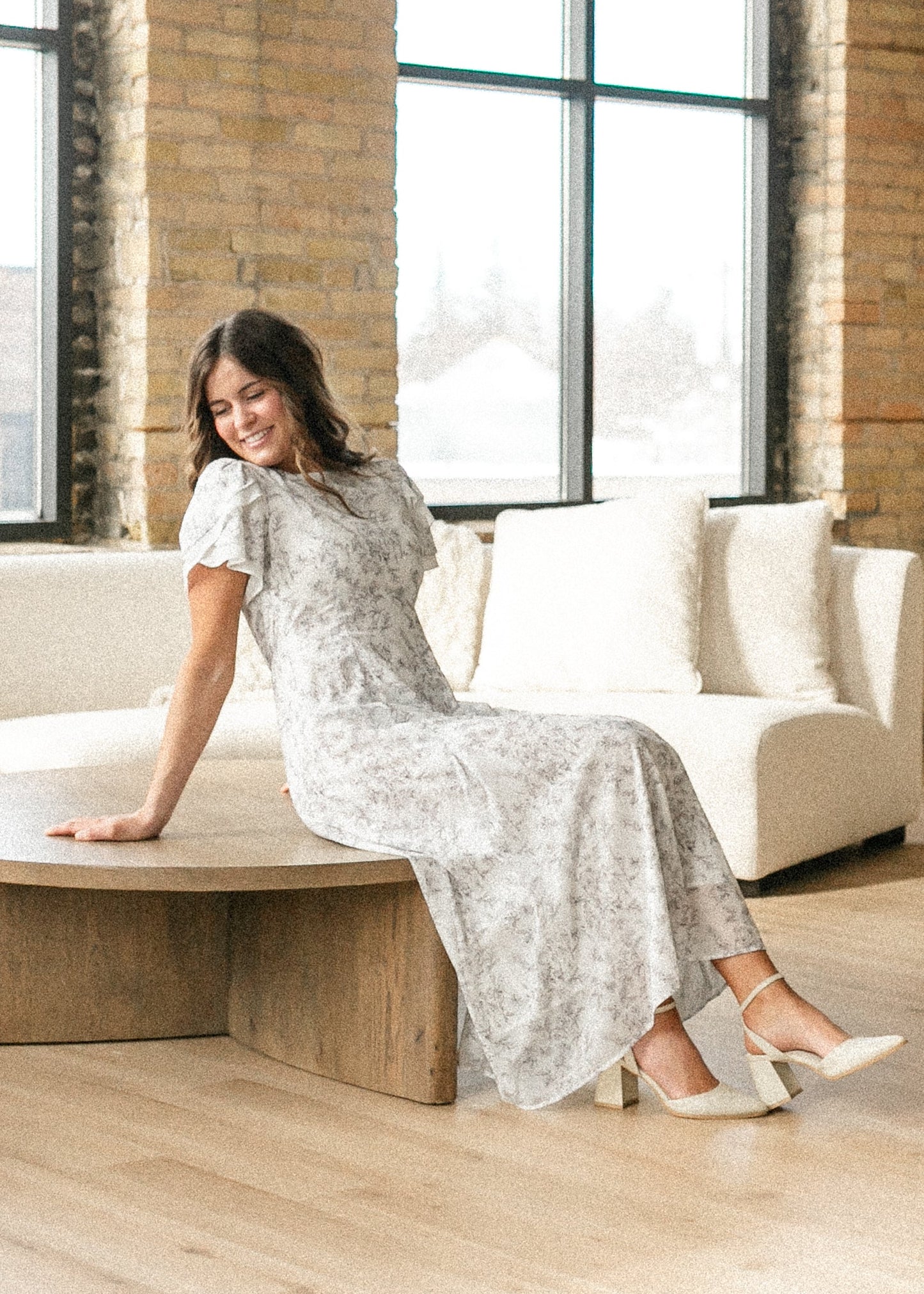Maren Floral Straight Maxi Dress