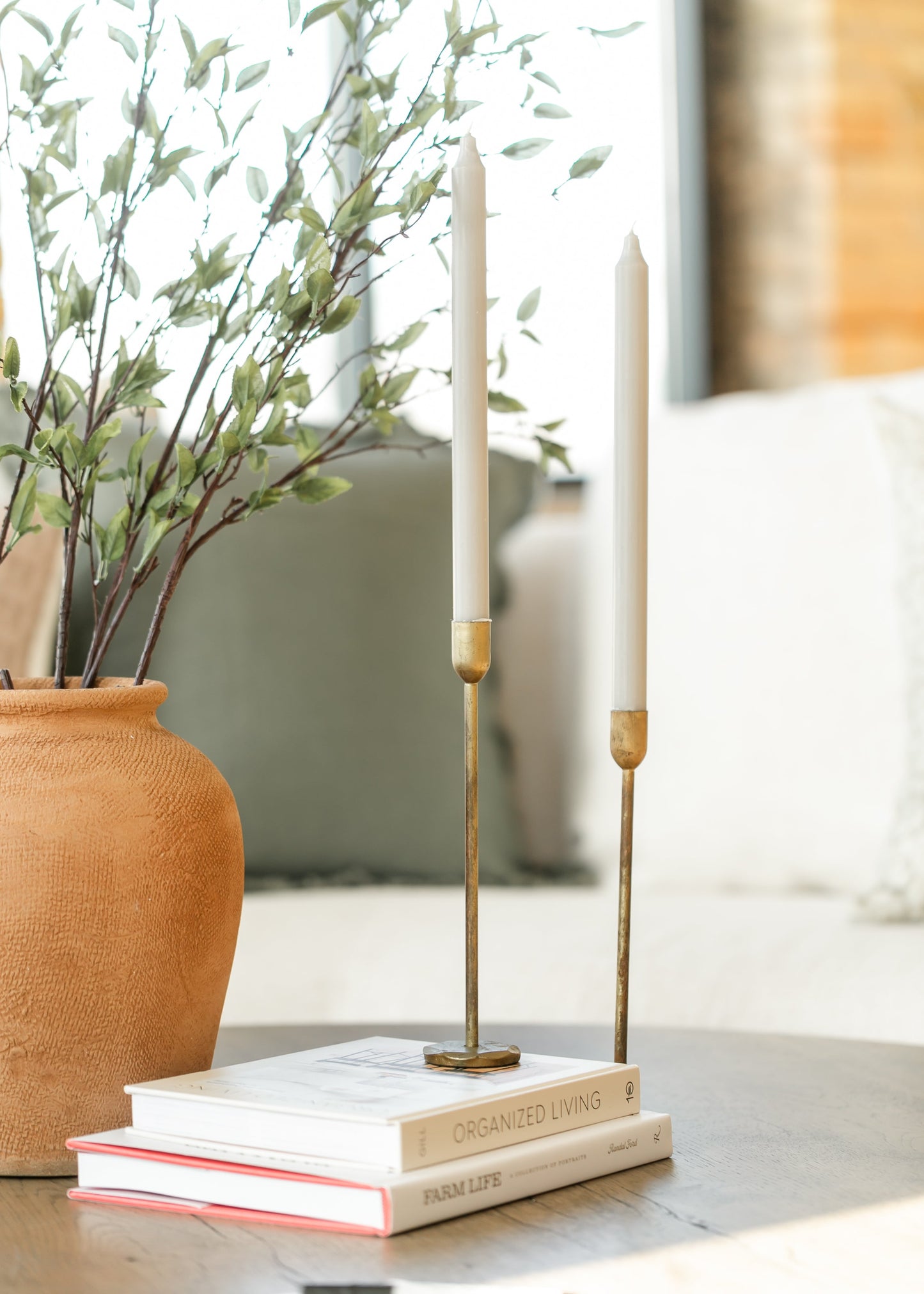 Old Brass Candle Holder - FINAL SALE