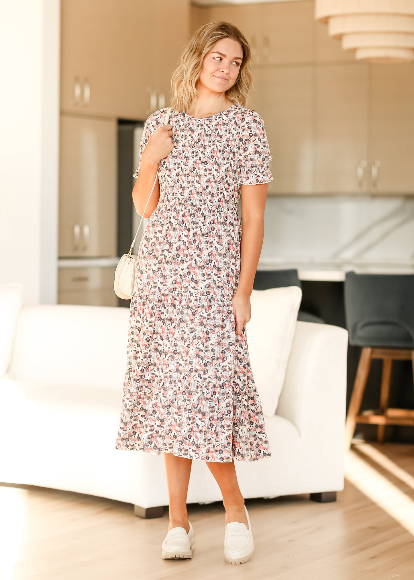 Penelope Floral Midi Dress - FINAL SALE