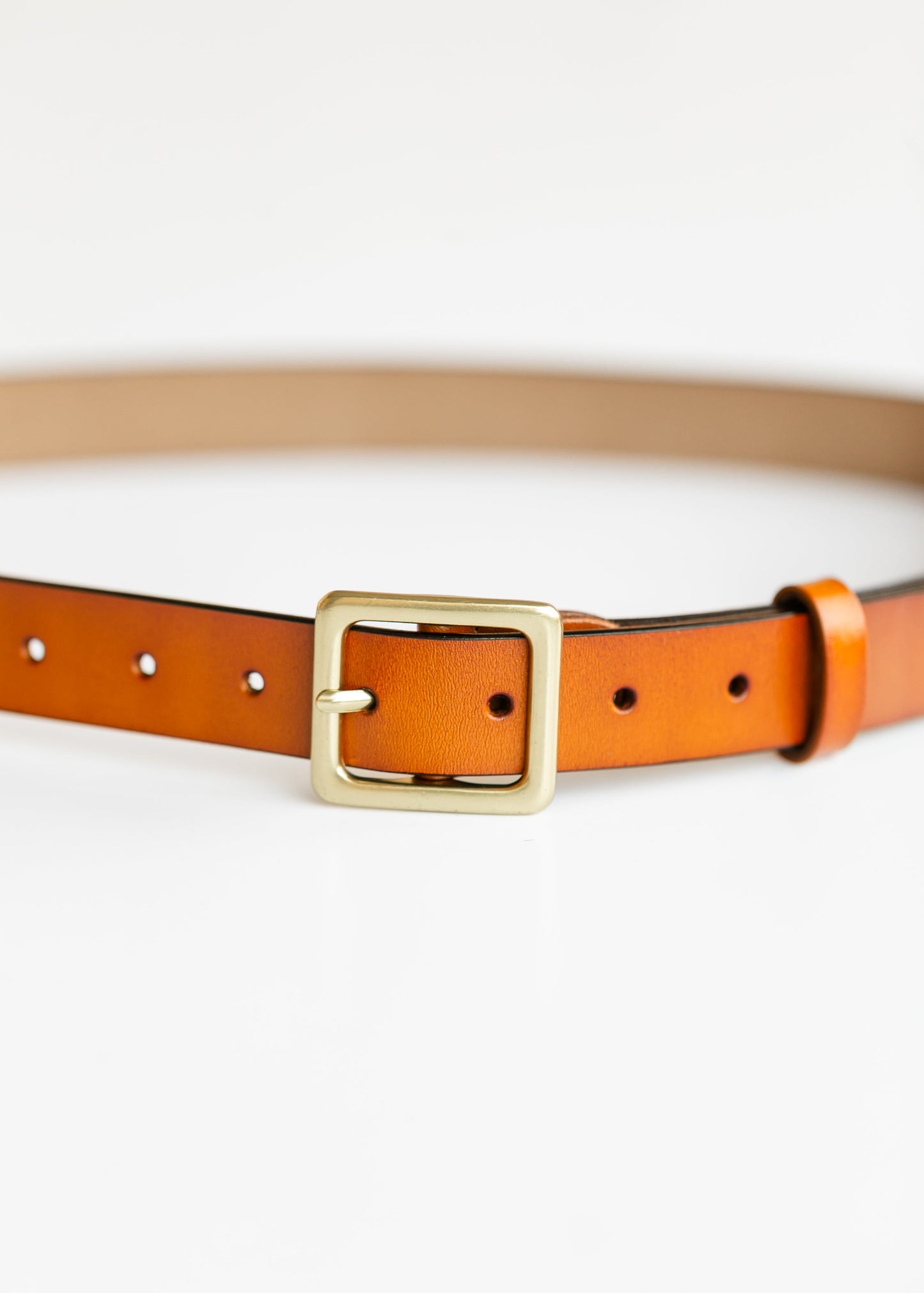 Perfect Leather Square Buckle Belt