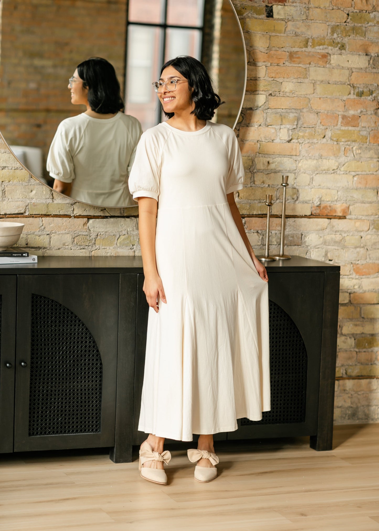 Relaxed A-line Knit Maxi Dress - FINAL SALE