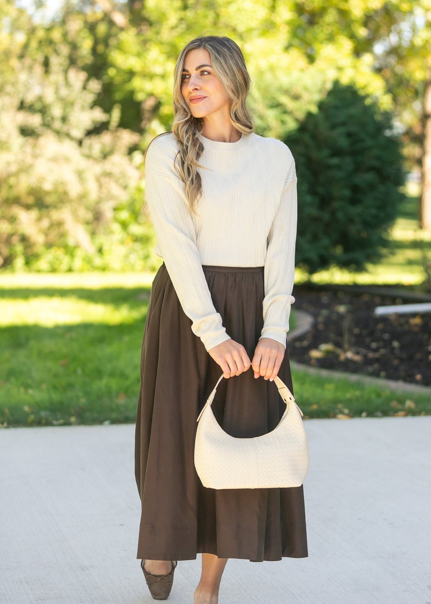 Ribbed Long Sleeve Sweater