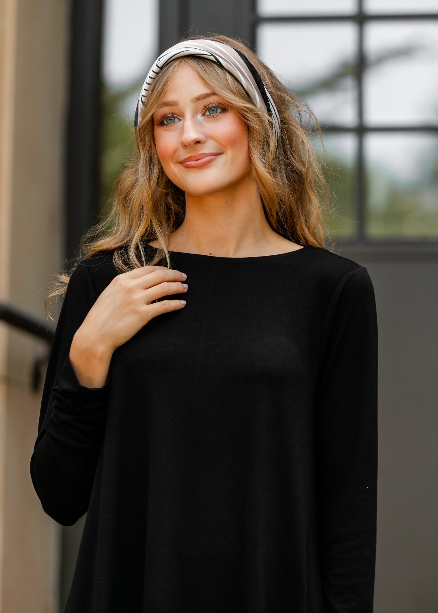 Silky Simple Printed Square Scarf - FINAL SALE