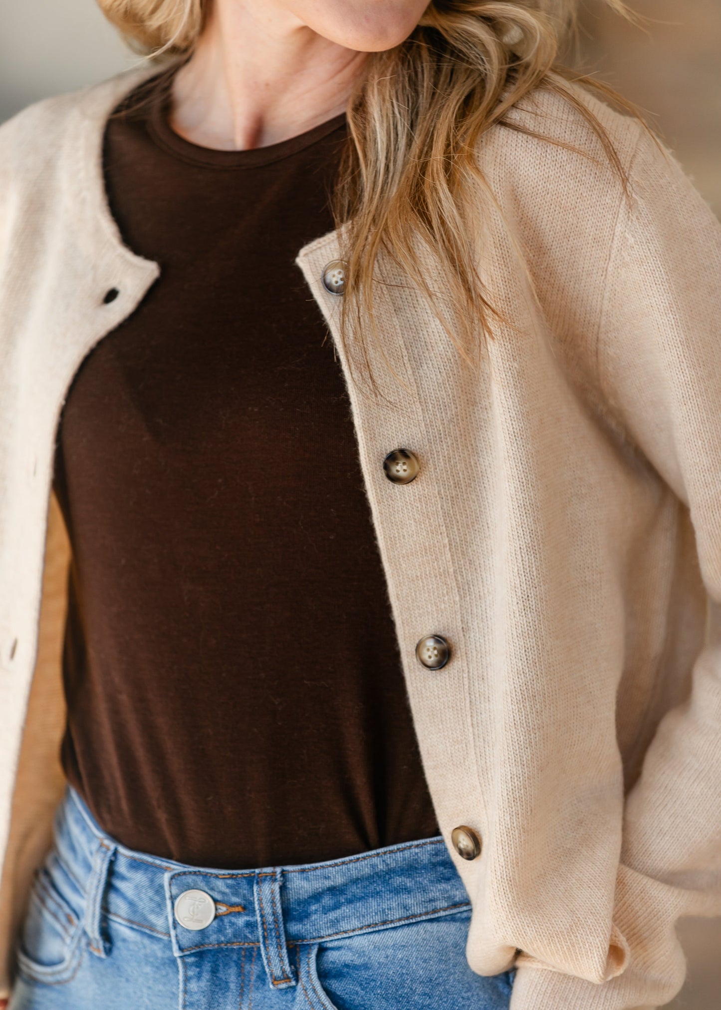 Sleeveless Knit Brown Top - FINAl SALE