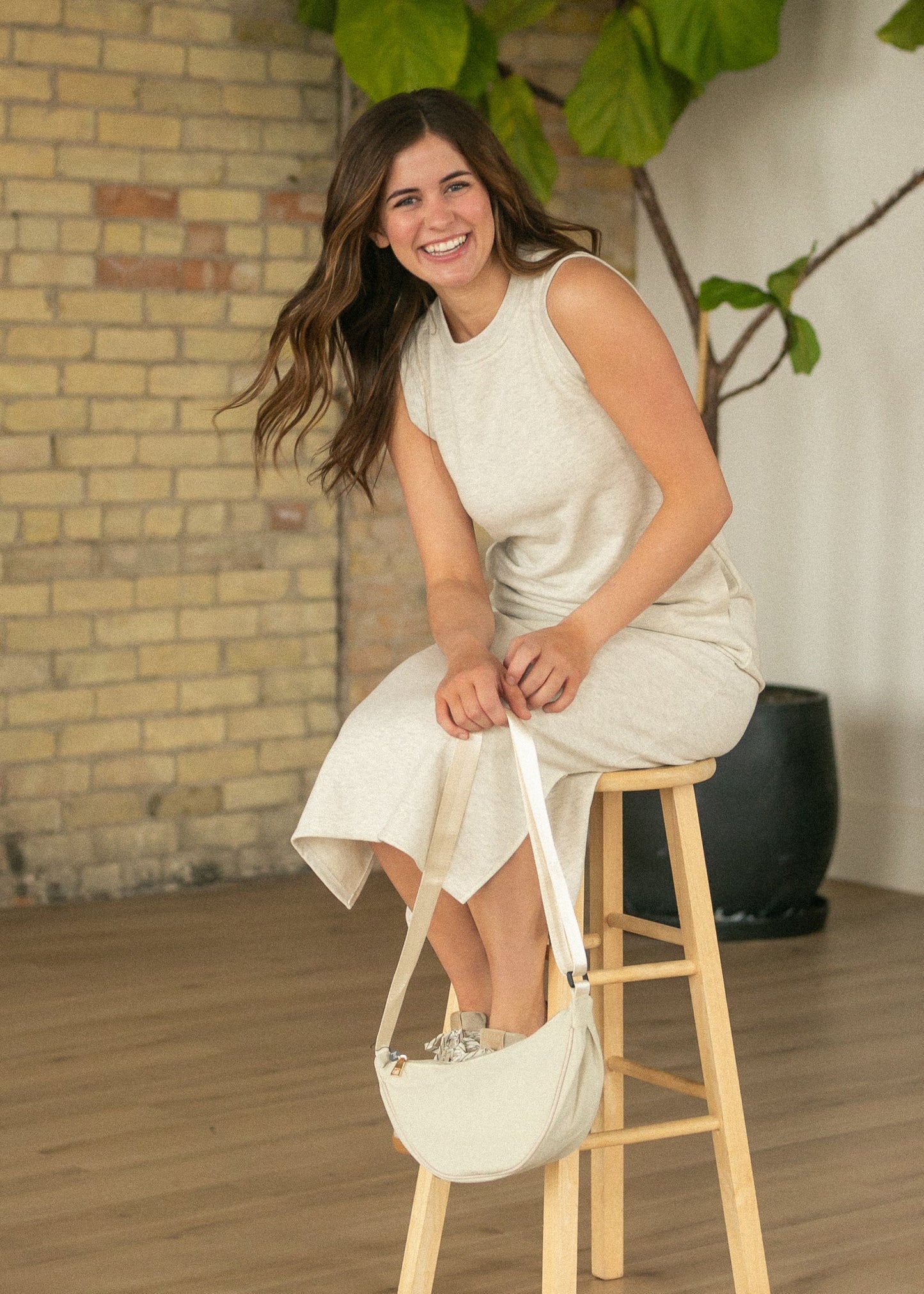 Sleeveless Side Slits Maxi Dress