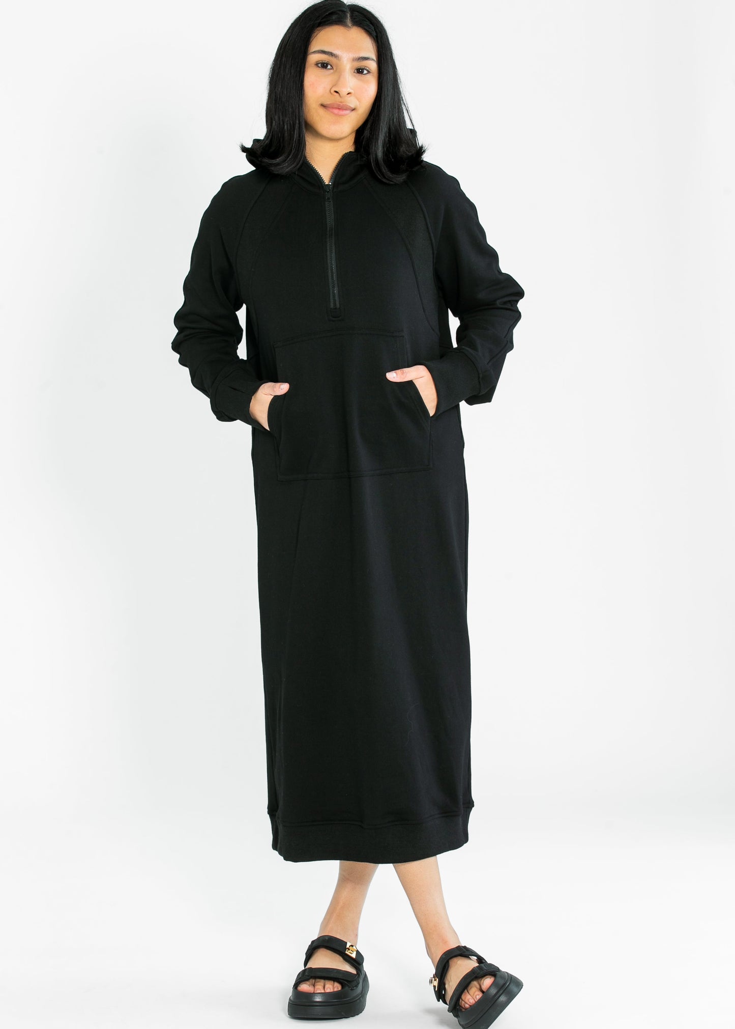 Tayla Hoodie Sweatshirt Dress - FINAL SALE