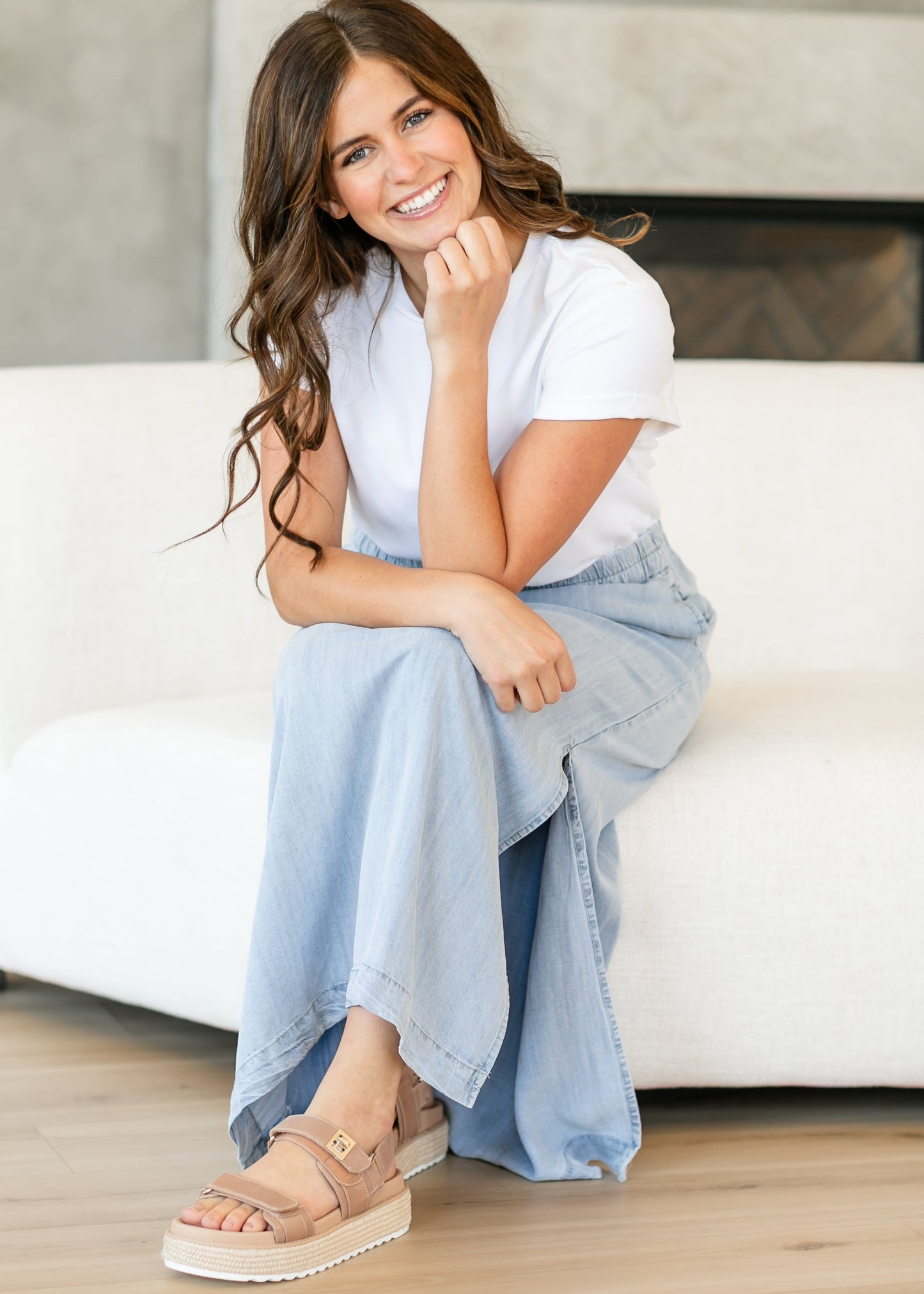 Thread & Supply® Briar Chambray Maxi Skirt - FINAL SALE