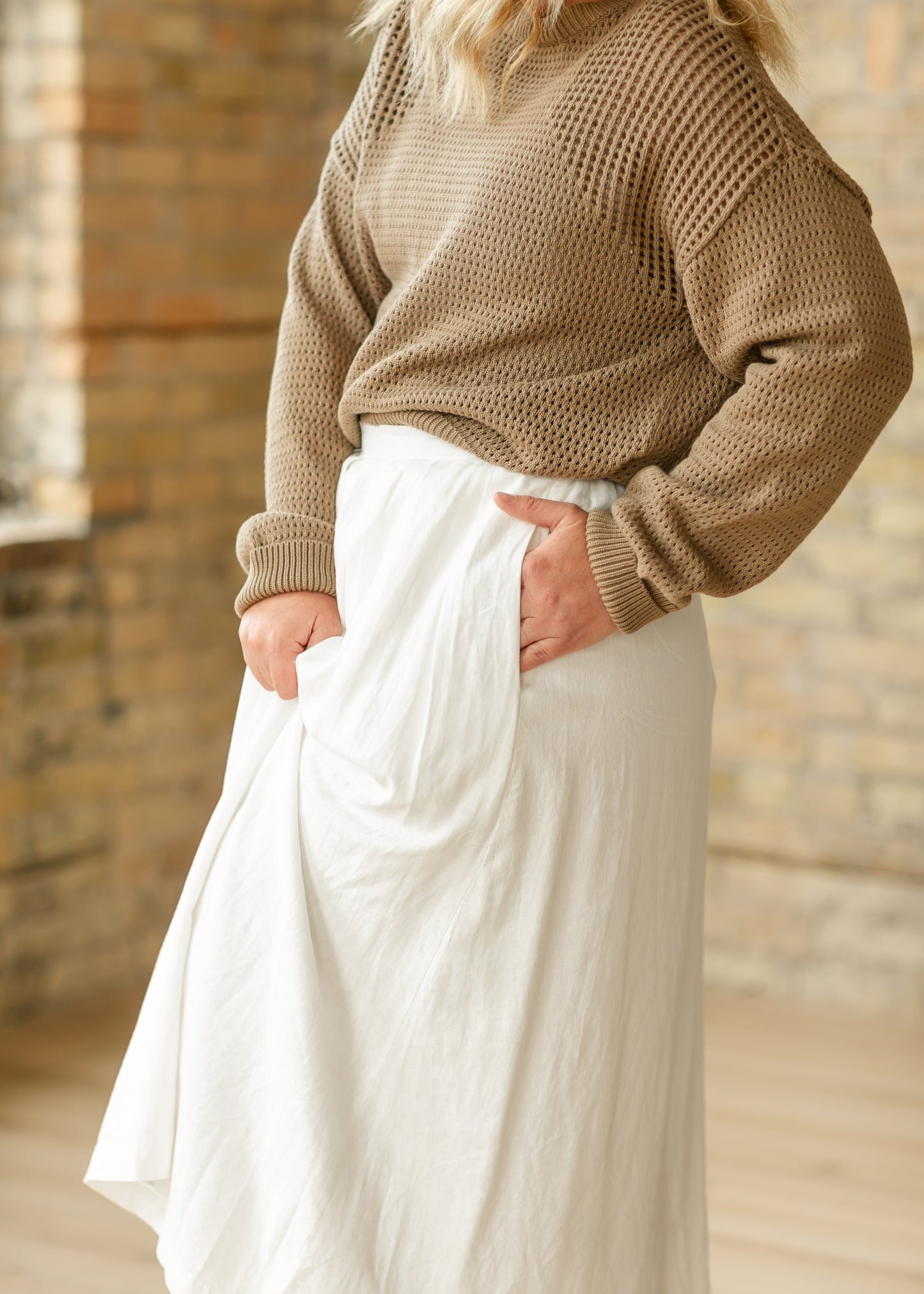 Thread & Supply® Lydia Linen Blend Maxi Skirt - FINAL SALE