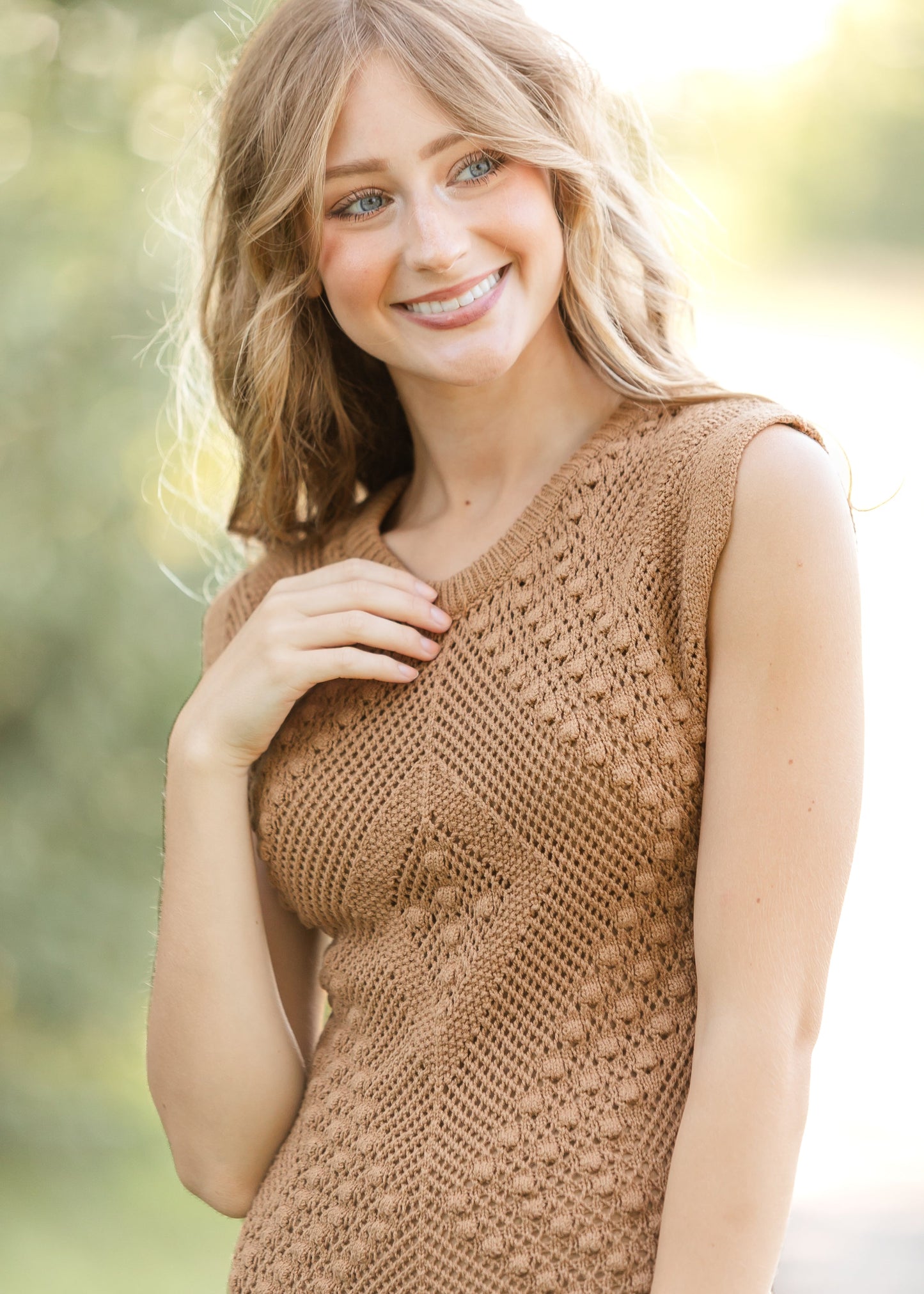 Sadie & Sage® Wandering Intricate Knit Midi Dress - FINAL SALE