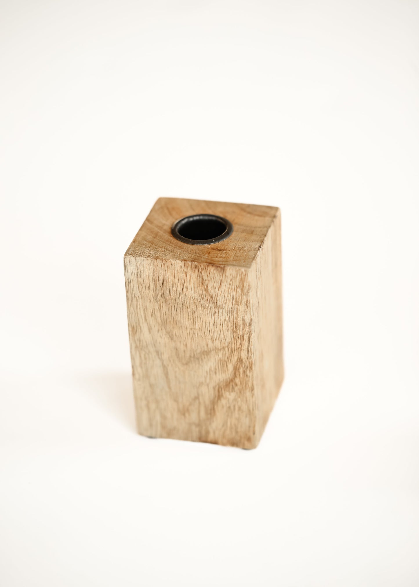 Wood Taper Candle Holder Tall - FINAL SALE