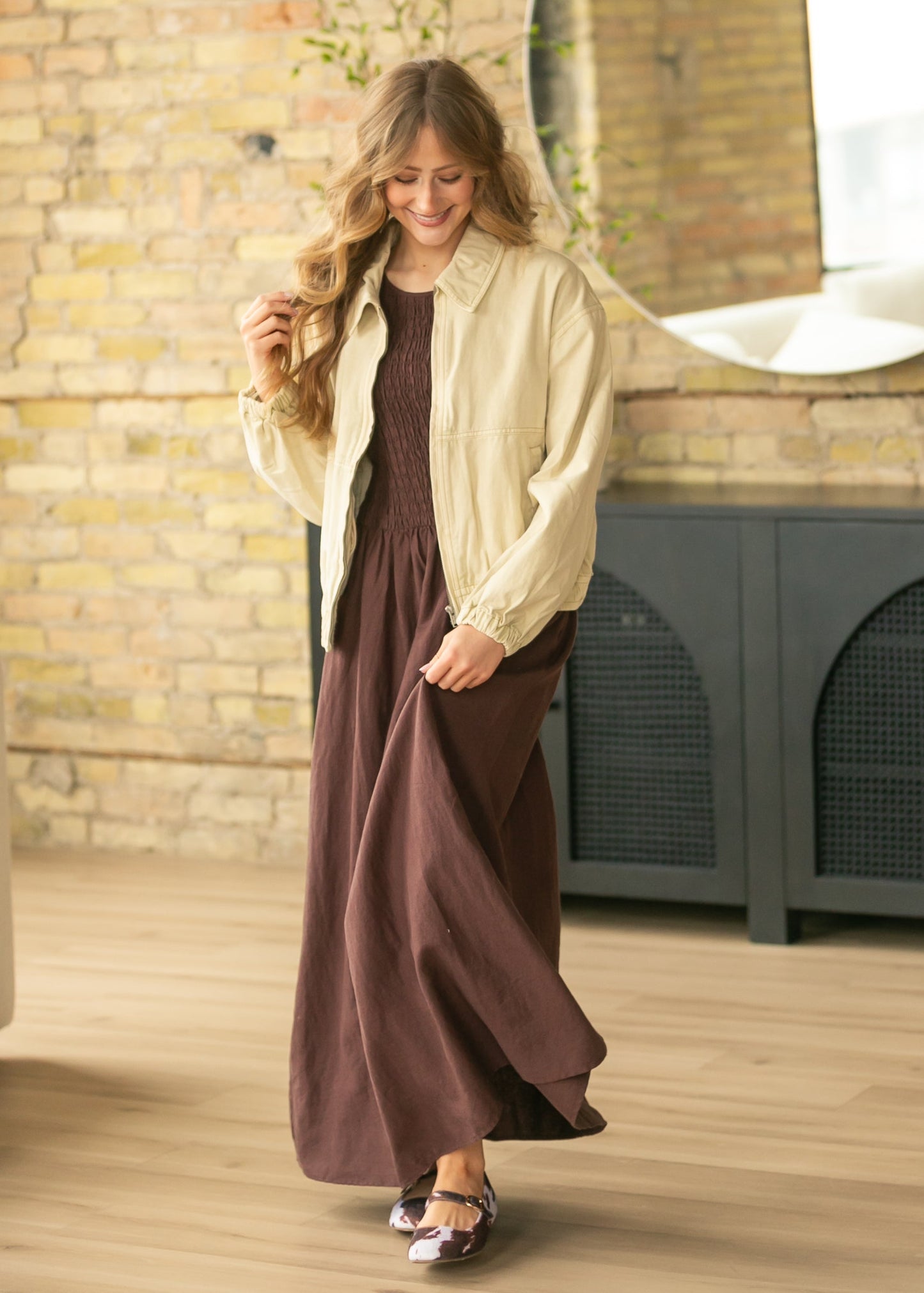 Z Supply® Chocolate Cherry Juniper Maxi Dress