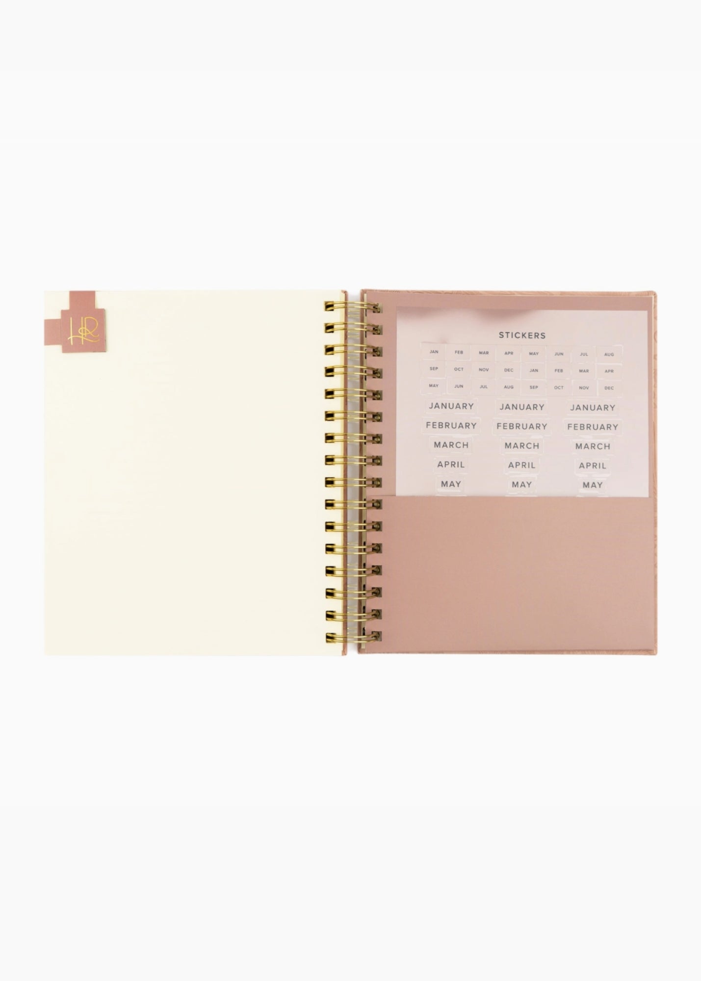 12-Month Undated Spiral Planner Sonora Theme
