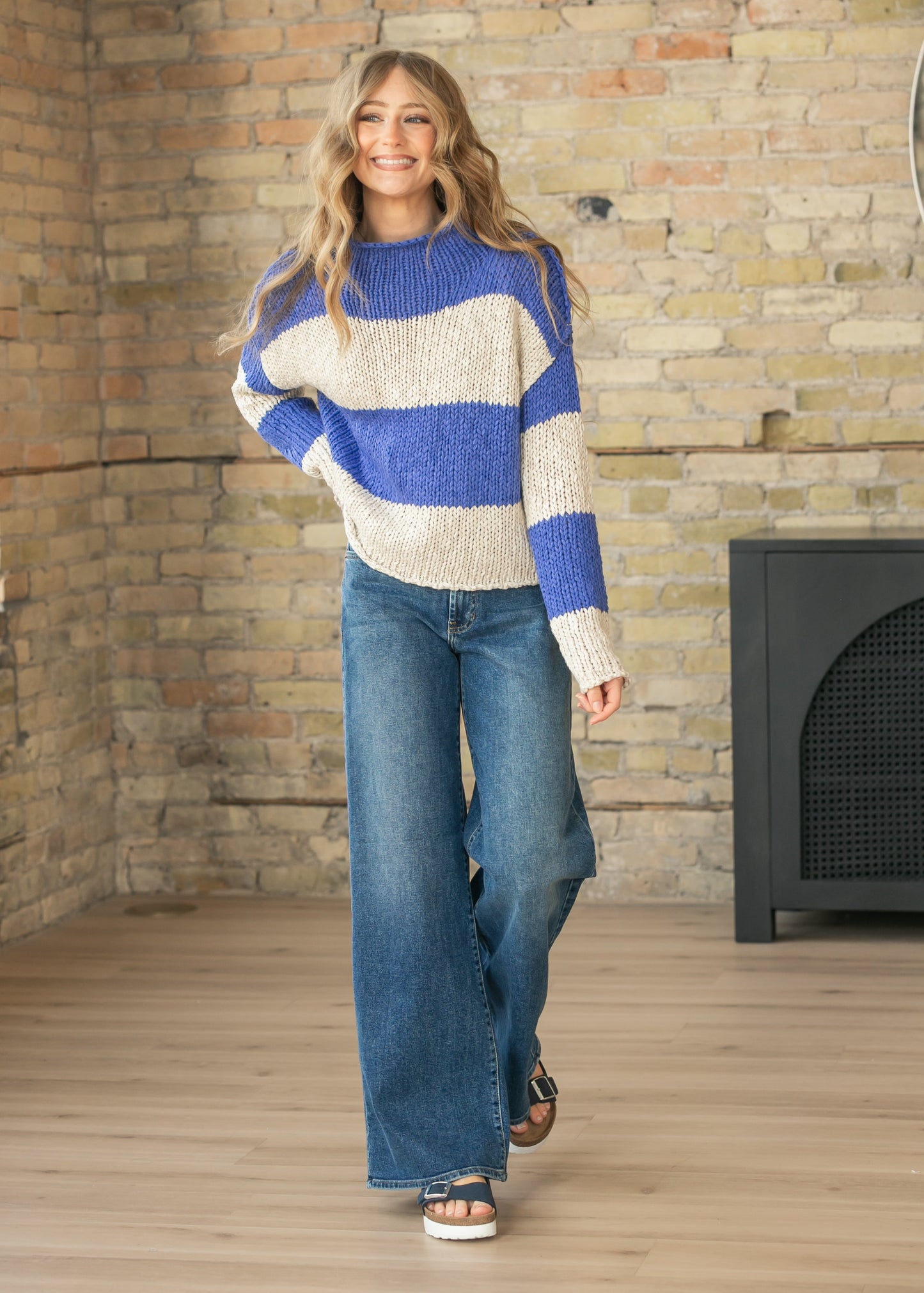 Free People® Rugby Stripe Opal Sweater