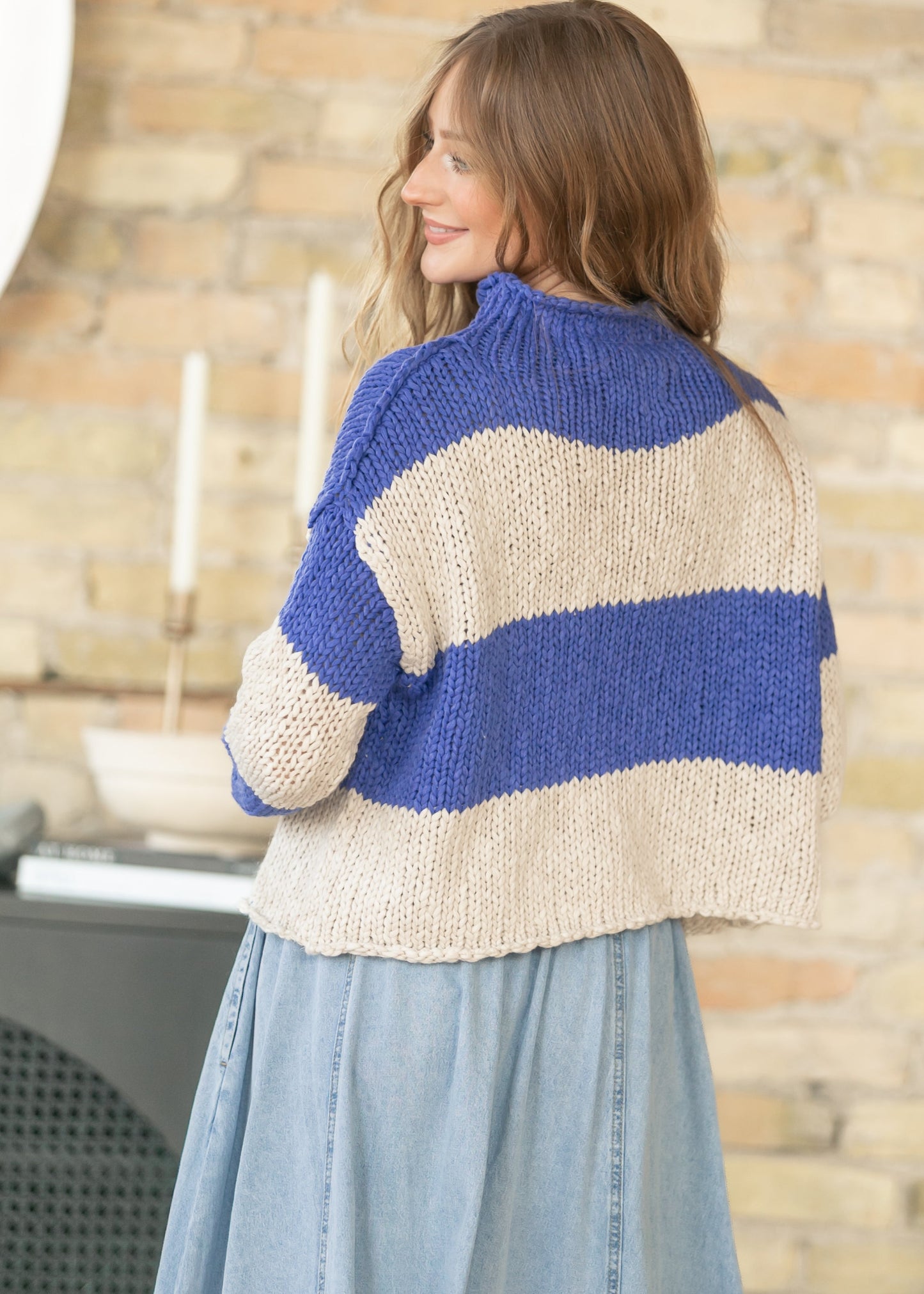 Free People® Rugby Stripe Opal Sweater