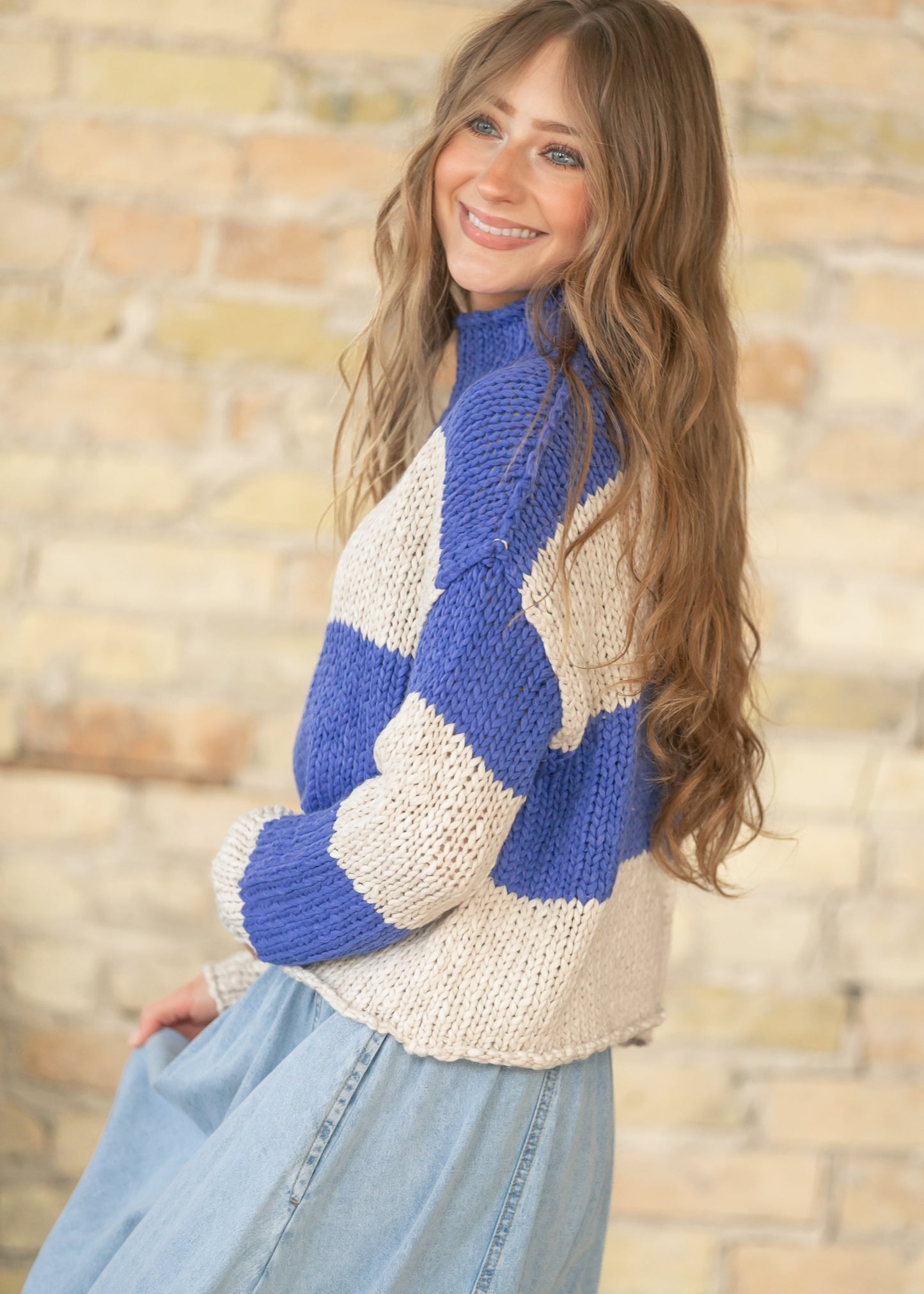 Free People® Rugby Stripe Opal Sweater