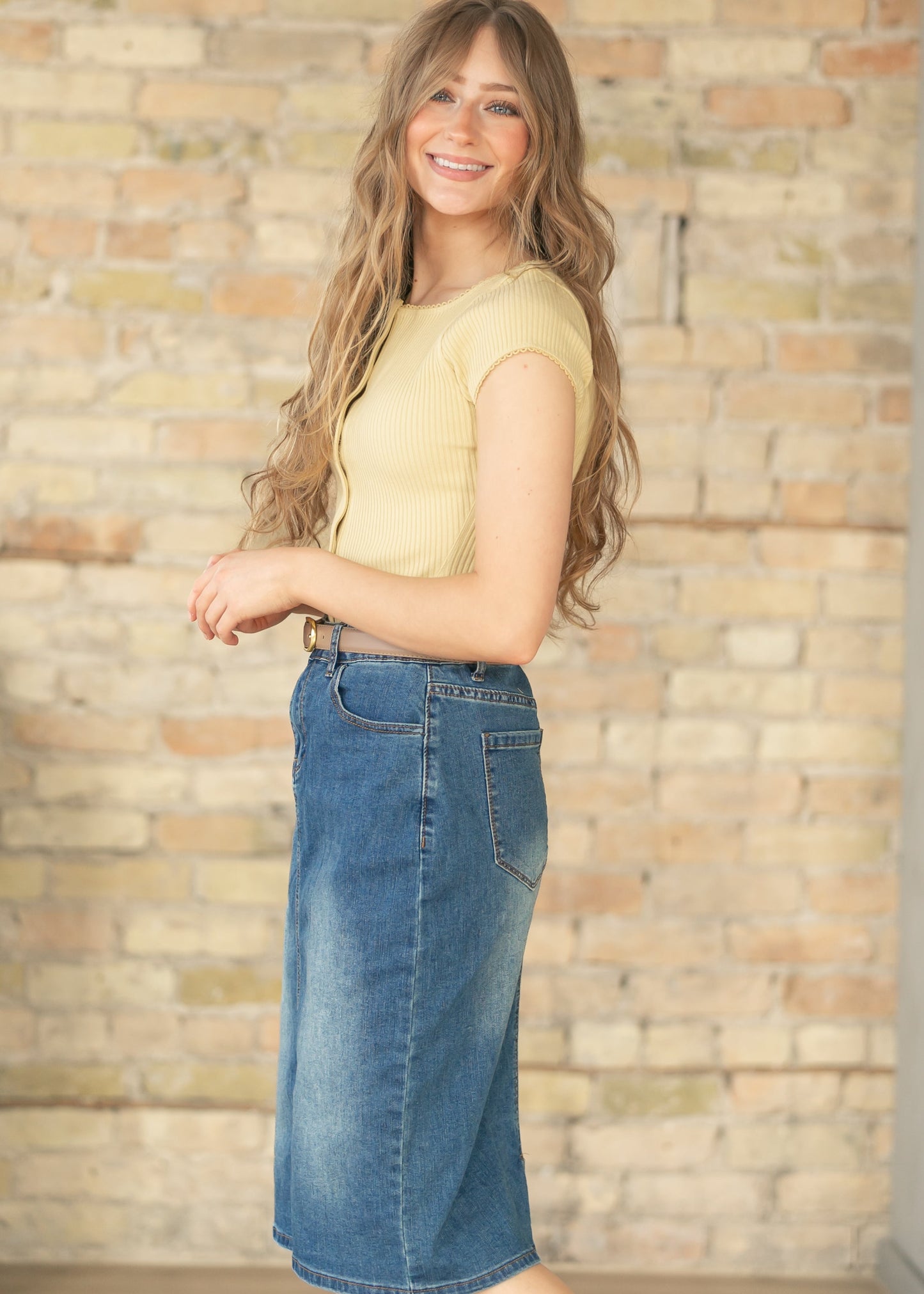 Free People® Yellow Most Wanted Cardi