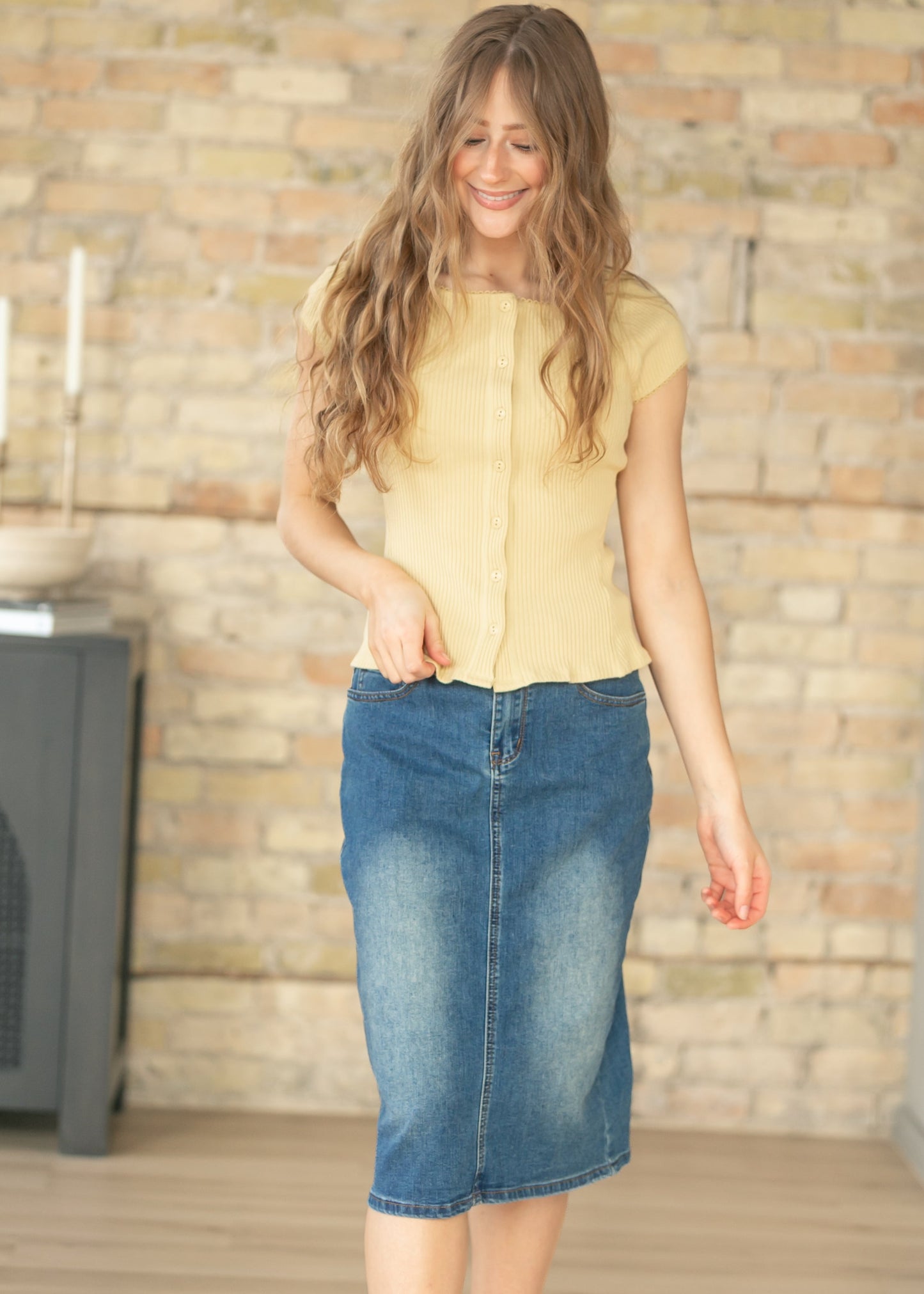 Free People® Yellow Most Wanted Cardi