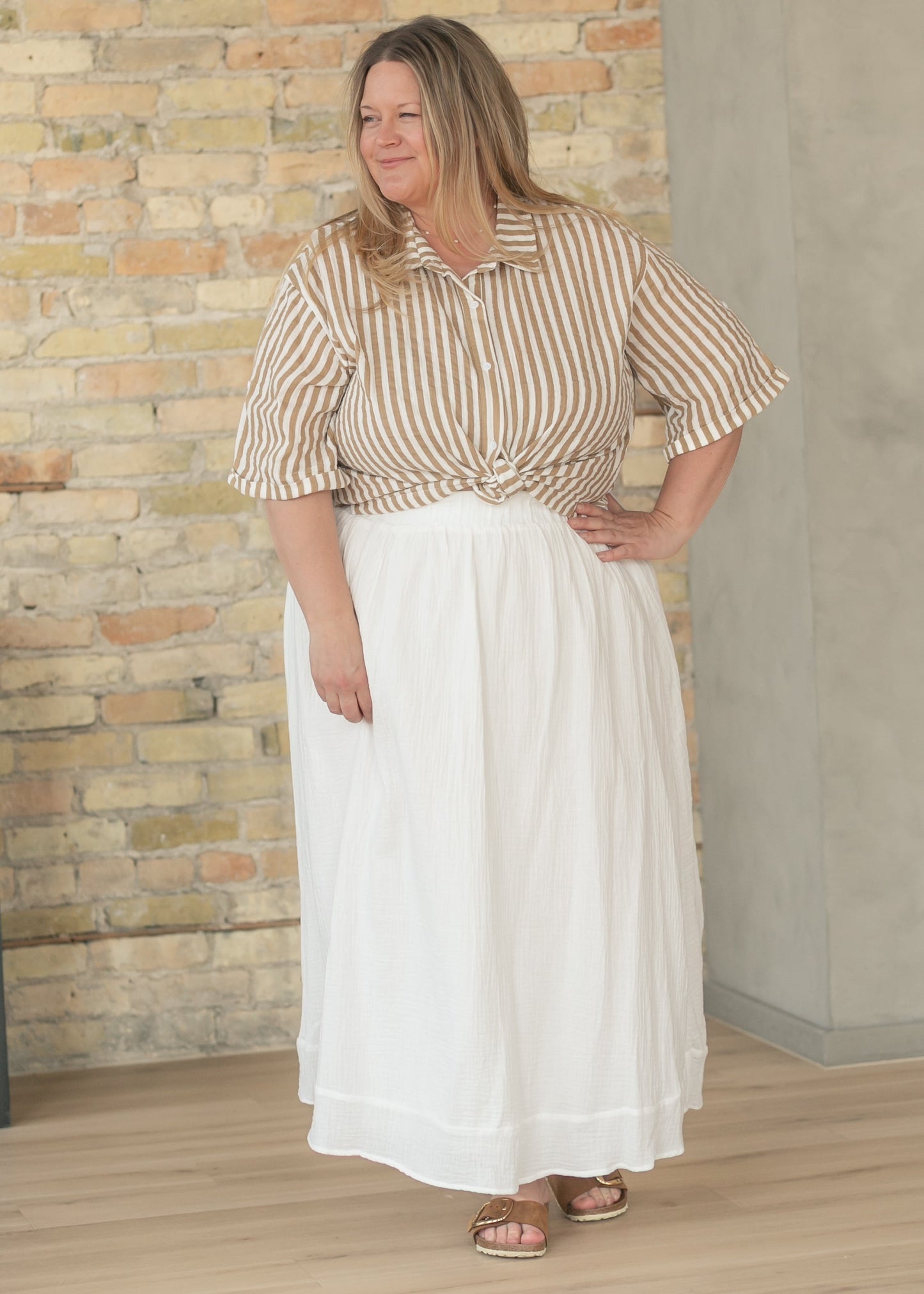 Kalani Cotton Gauze Maxi Skirt