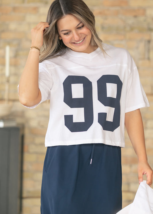 Olivia Short Sleeve V-Neck Top