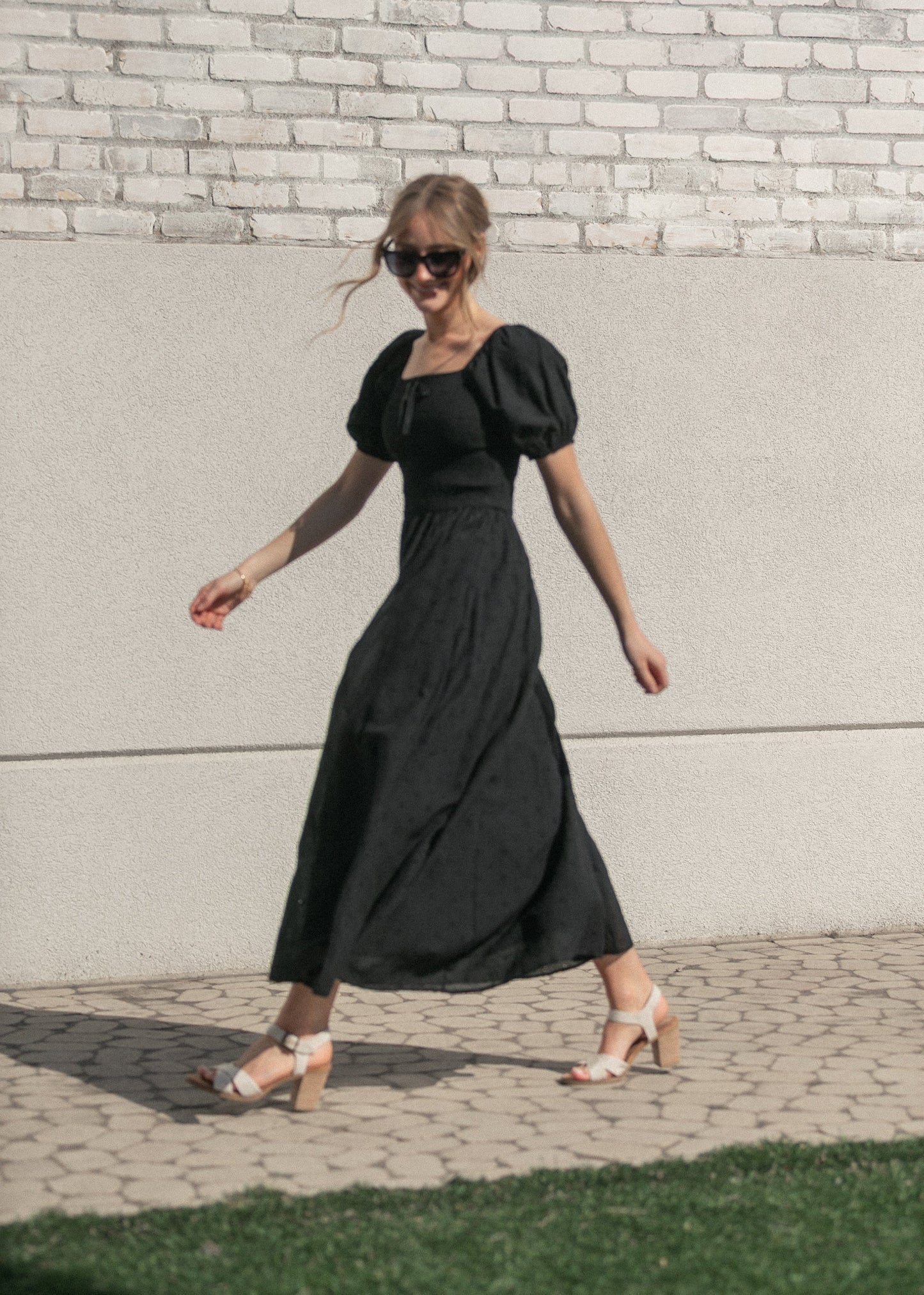 Rayna Black Eyelet Maxi Dress