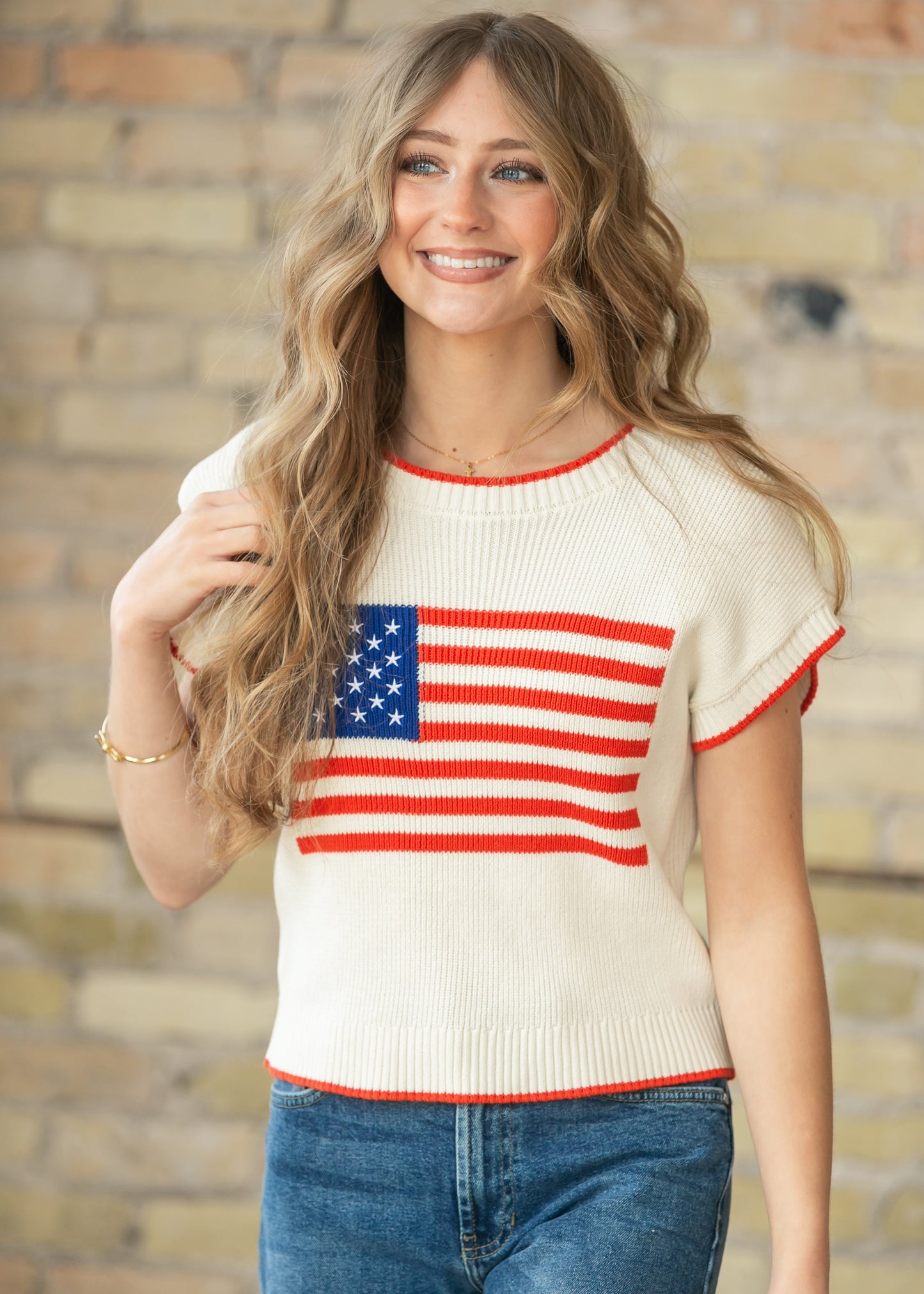 Z Supply® Sleeveless Patriot Sweater