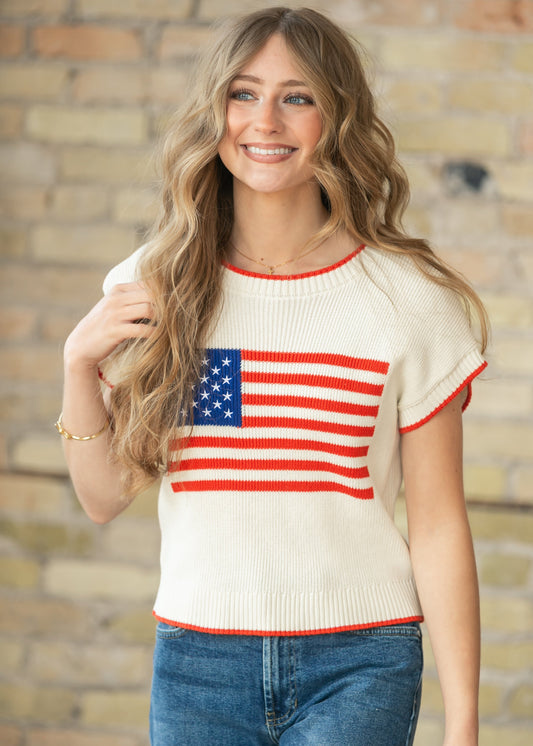 Z Supply® Sleeveless Patriot Sweater