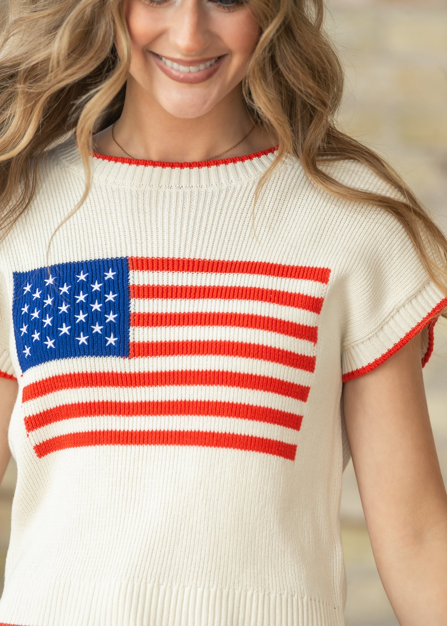 Z Supply® Sleeveless Patriot Sweater