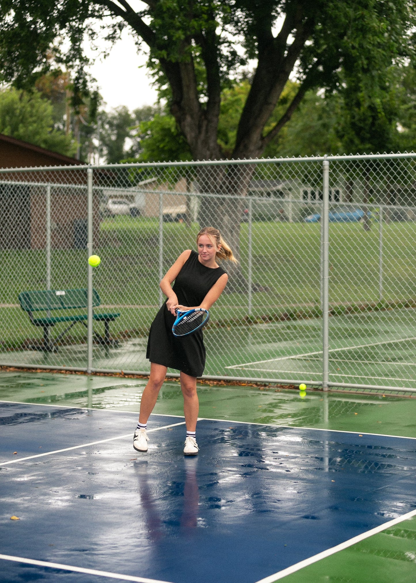 Adaline A-line Midi Sport Dress