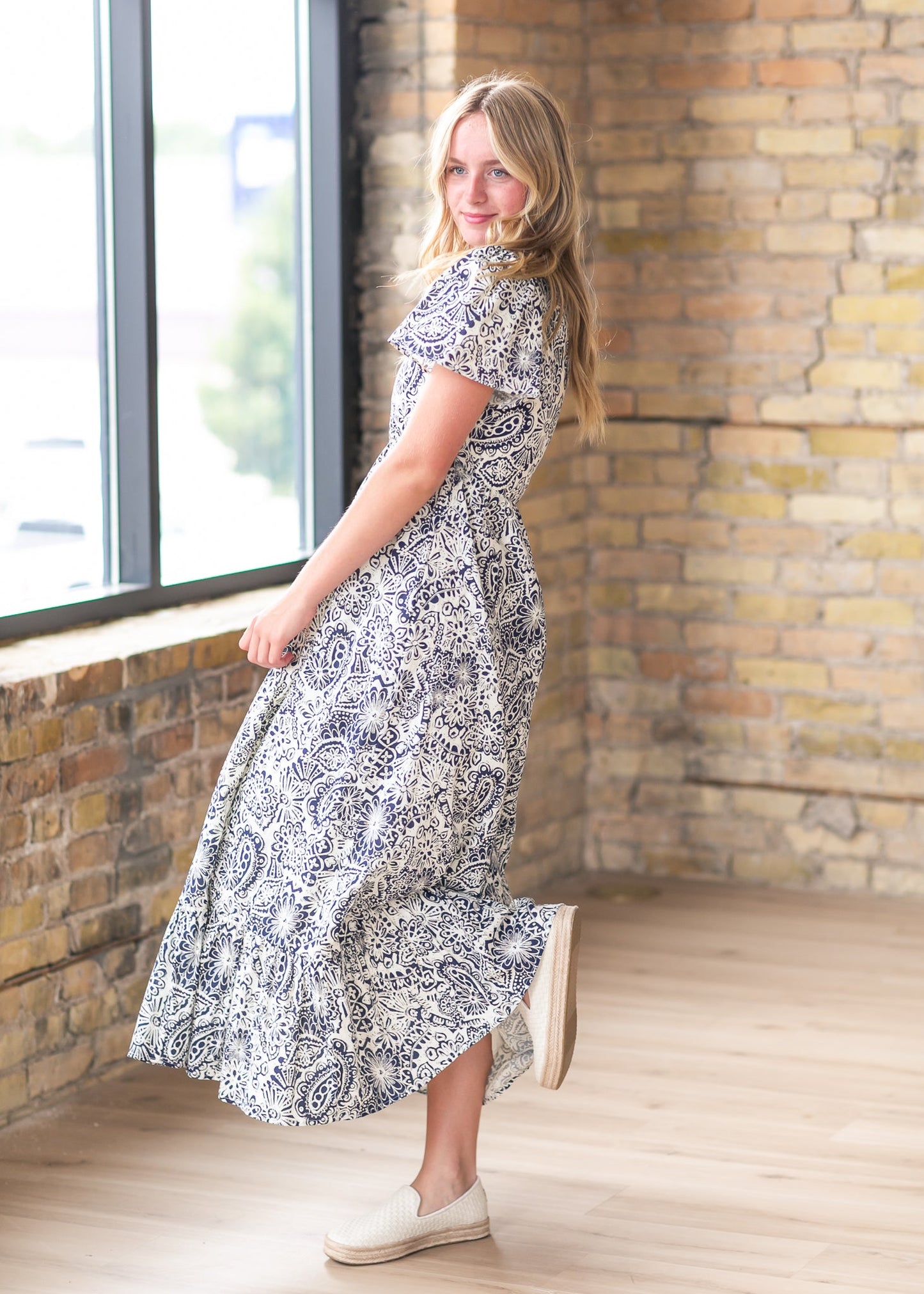 Alanna Square Neck Maxi Dress - FINAL SALE