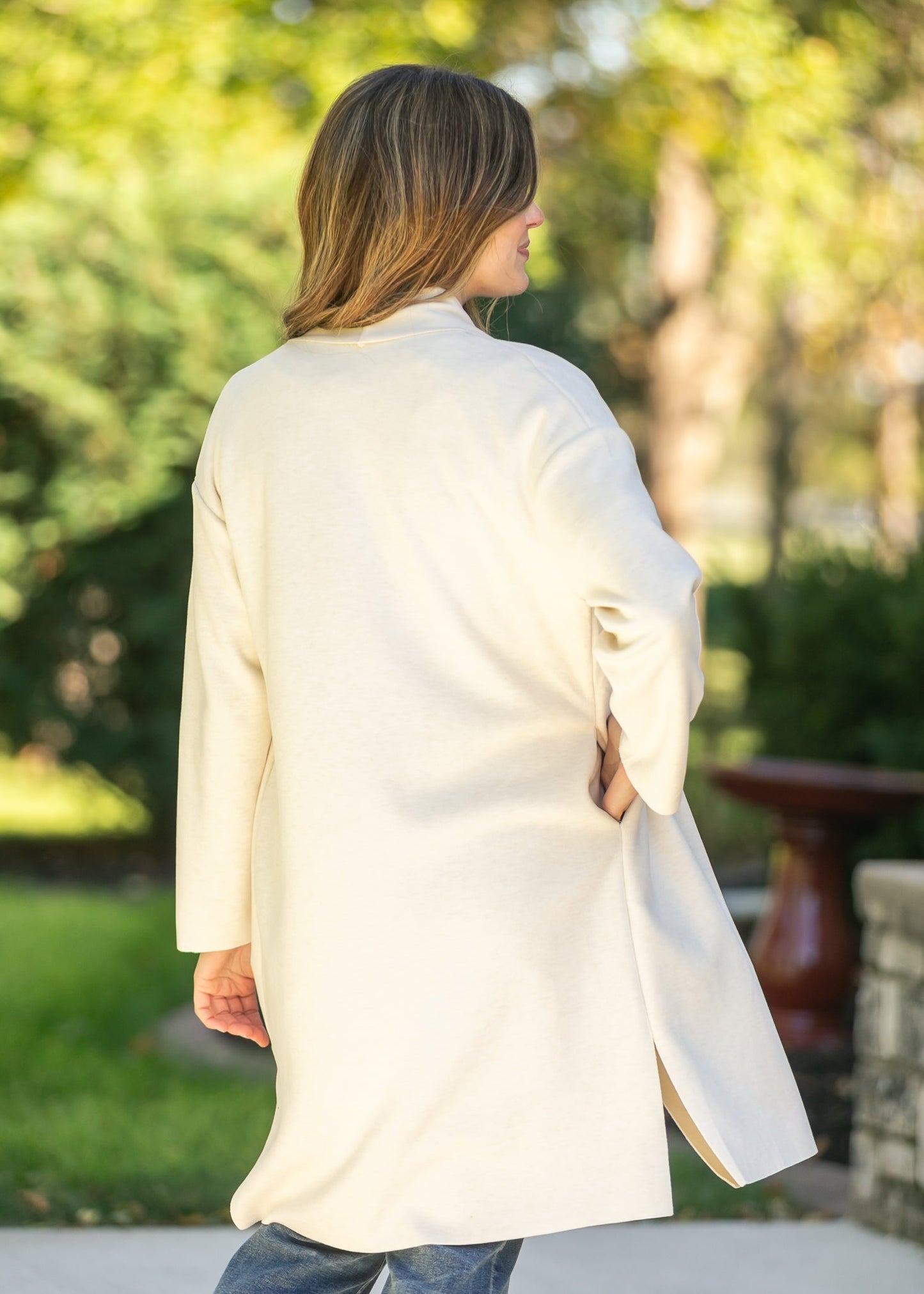 Sadie & Sage® Alessia Shawl Collar Open Coat - FINAL SALE