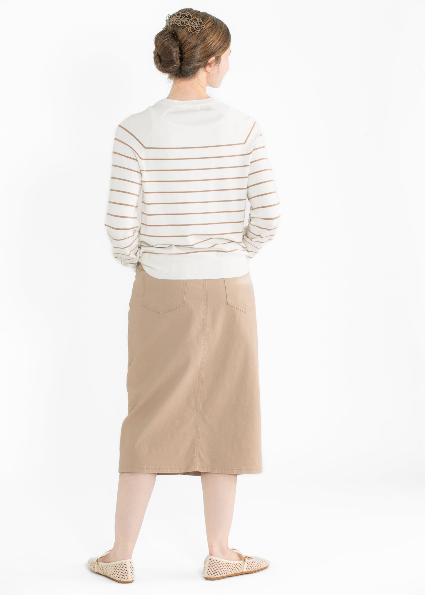 Alice Lightweight Striped Long Sleeve Sweater - FINAL SALE