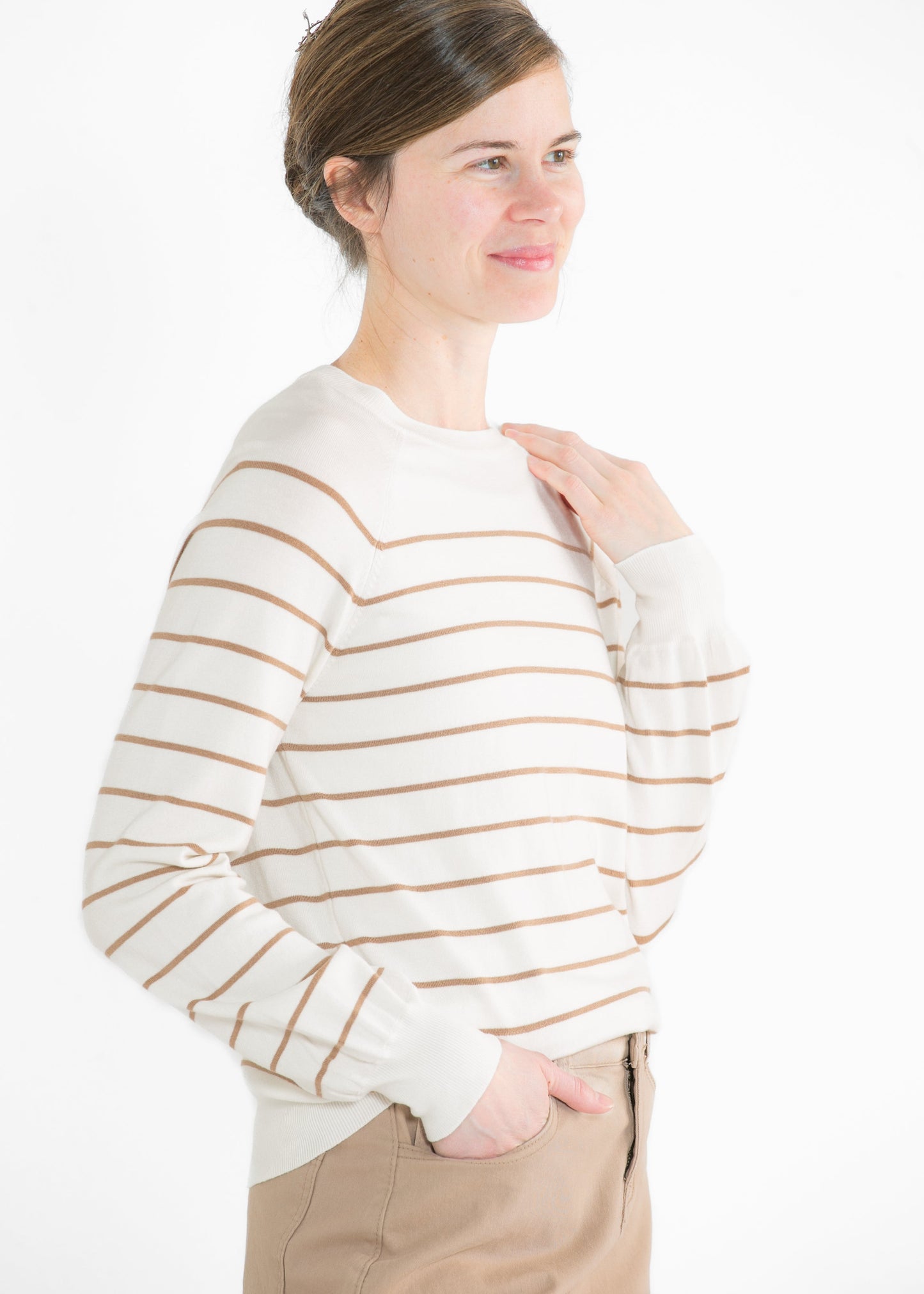 Alice Lightweight Striped Long Sleeve Sweater - FINAL SALE