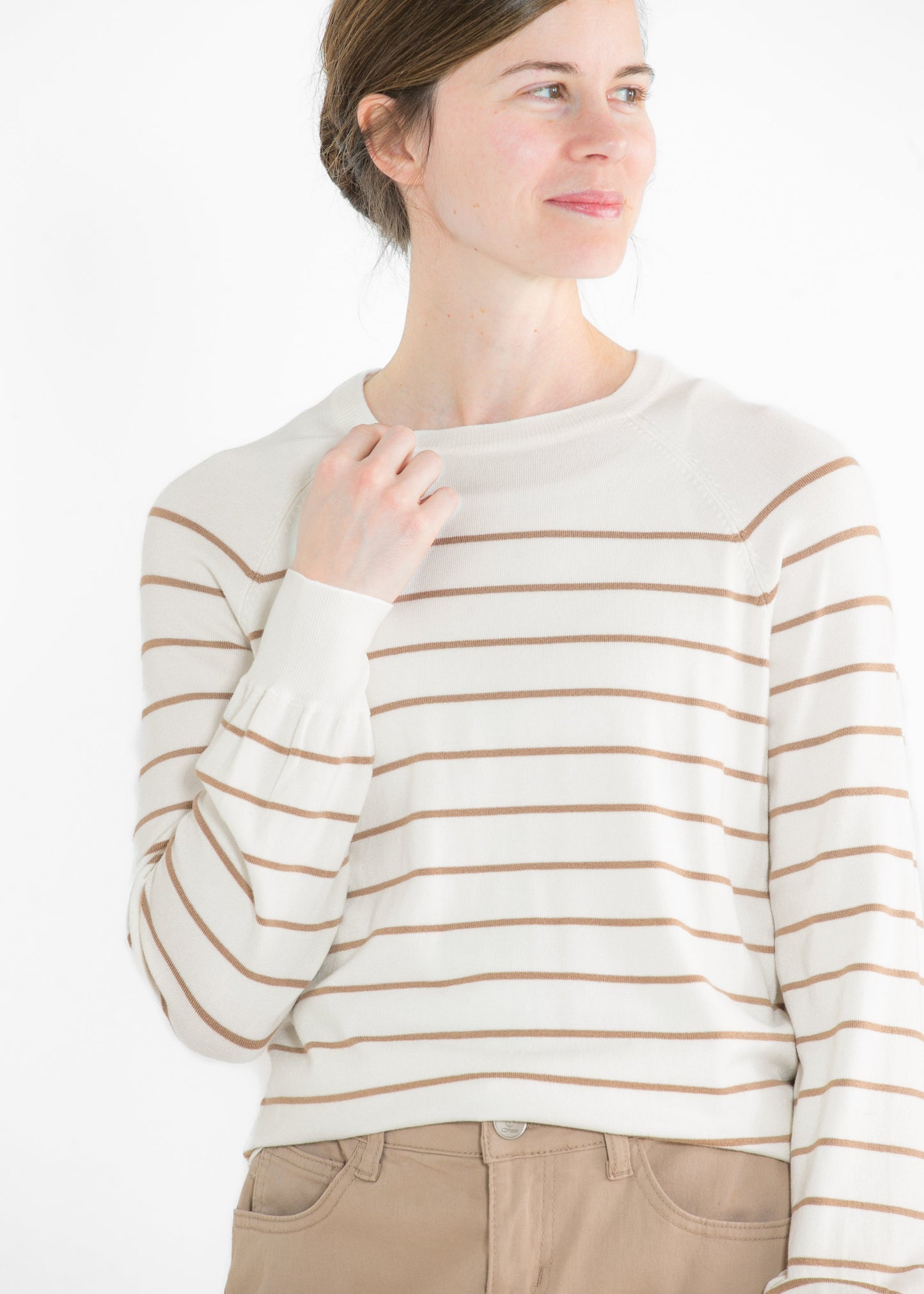 Alice Lightweight Striped Long Sleeve Sweater - FINAL SALE