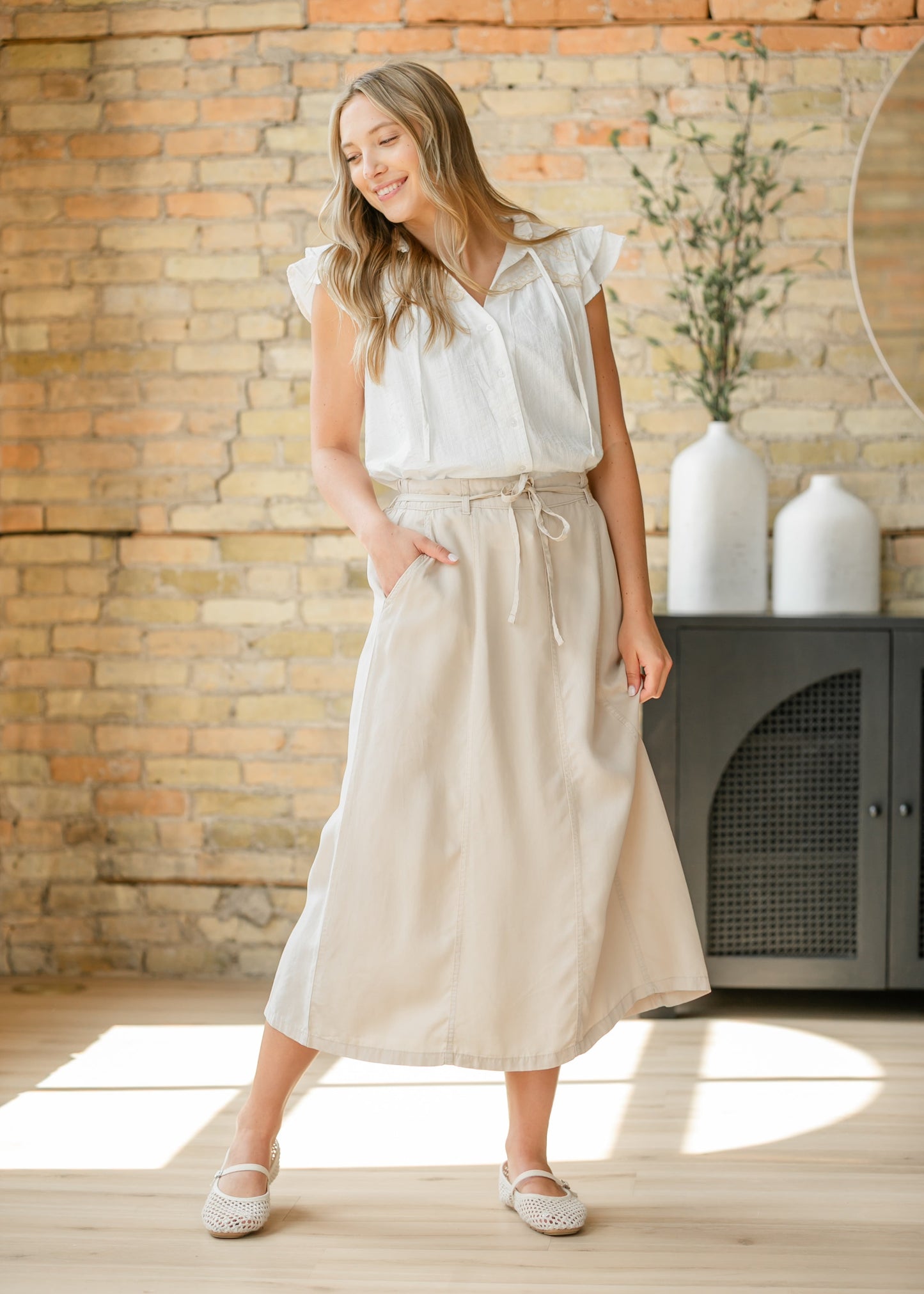 Alice Panel A-line Maxi Skirt - FINAL SALE