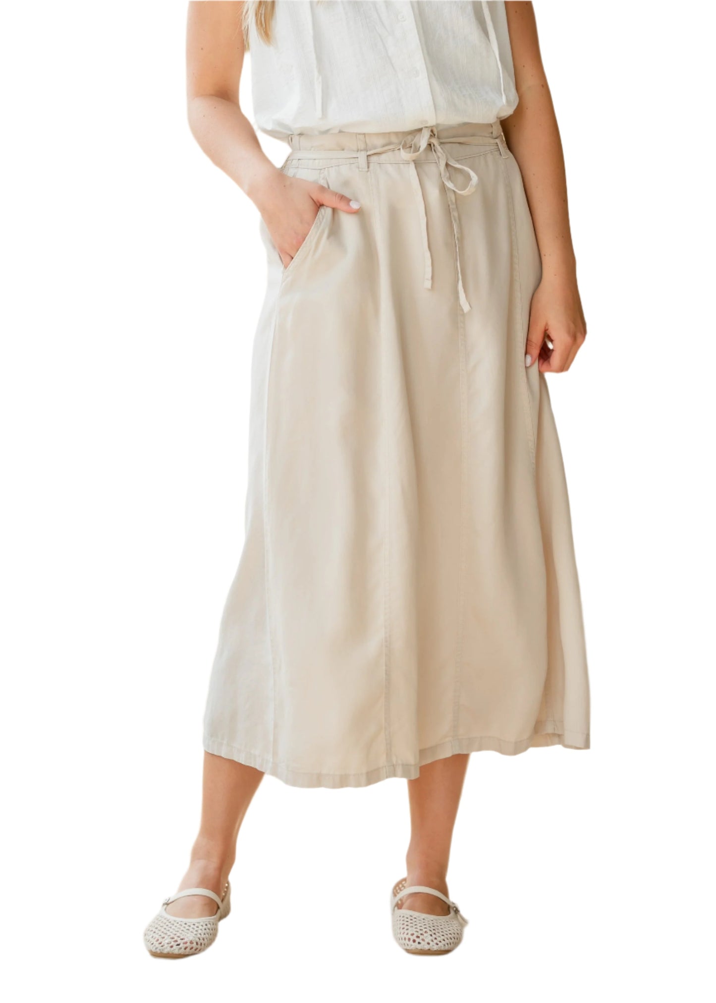 Alice Panel A-line Maxi Skirt - FINAL SALE
