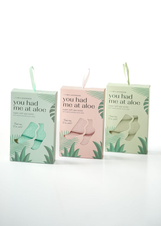 Aloe Super Soft Spa Socks